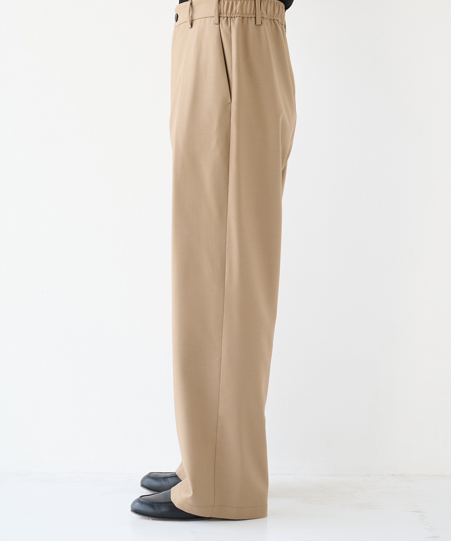 Non-Mulesed Summer Wool Slacks STUDIOUS