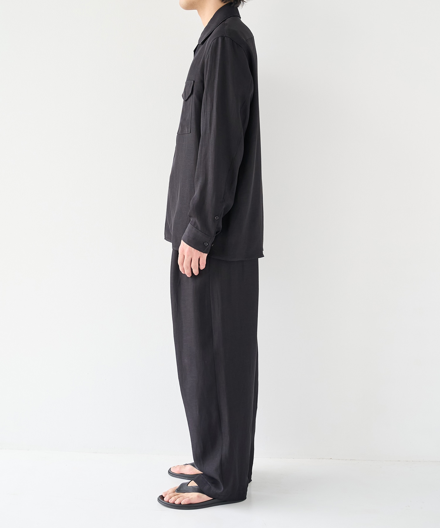 Noseason Linen Open Shirts STUDIOUS