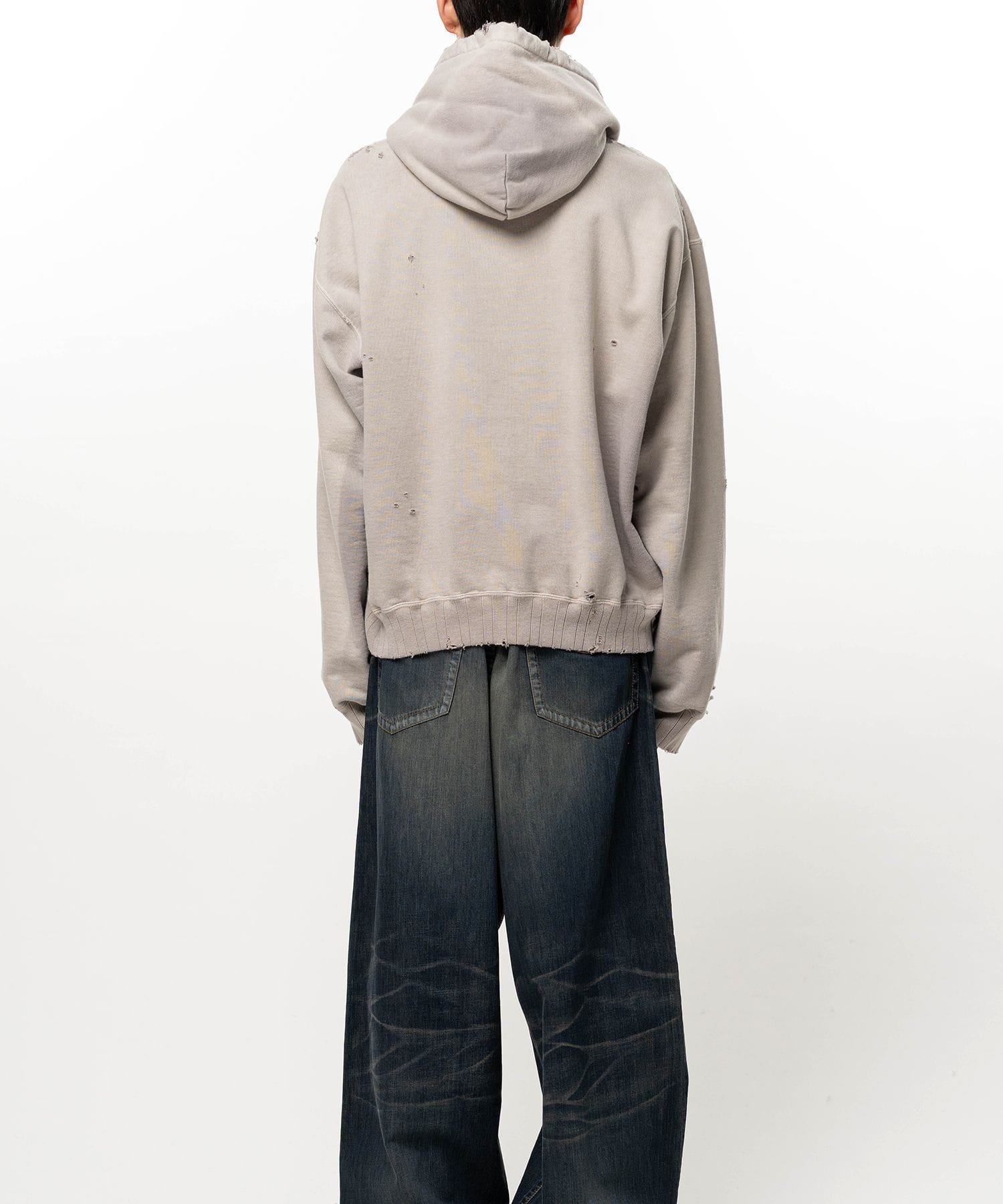 SUN FADED SWEAT HOODIE Maison MIHARA YASUHIRO