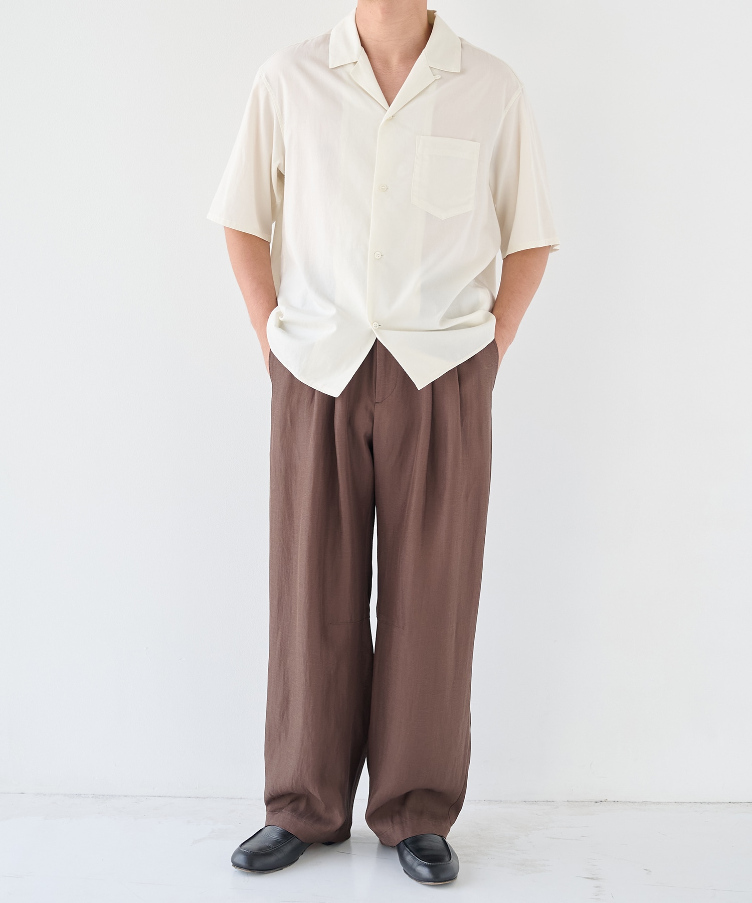 Noseason Linen Wide Pants STUDIOUS