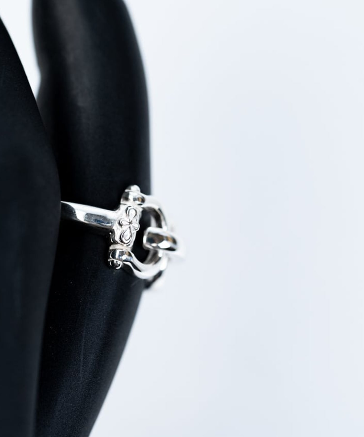 R-086 Horse bit ring WAKAN SILVER SMITH