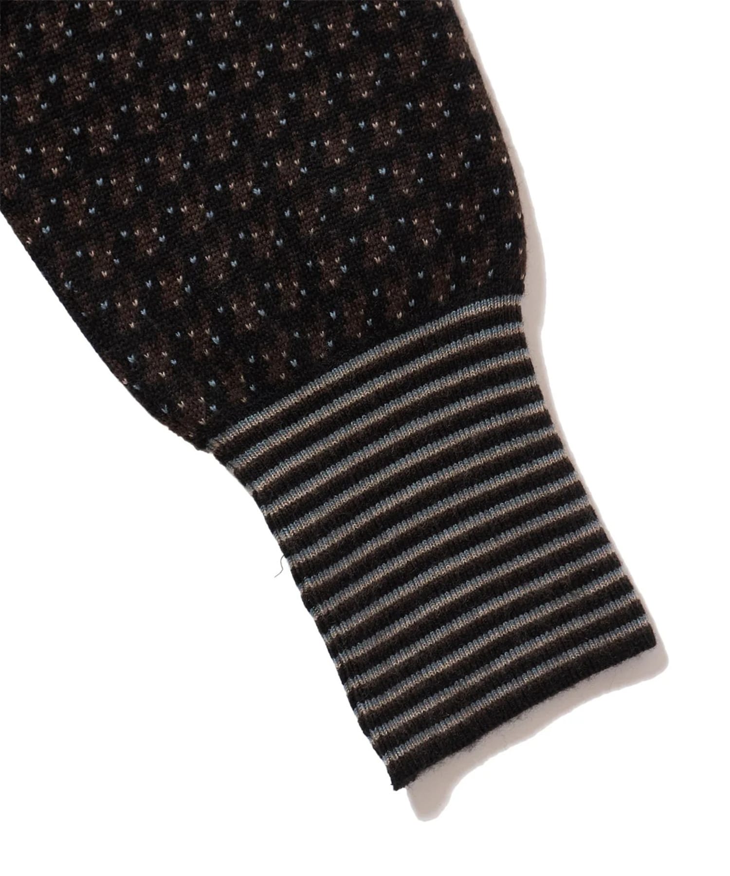 JACQUARD KNIT POLO SUGARHILL