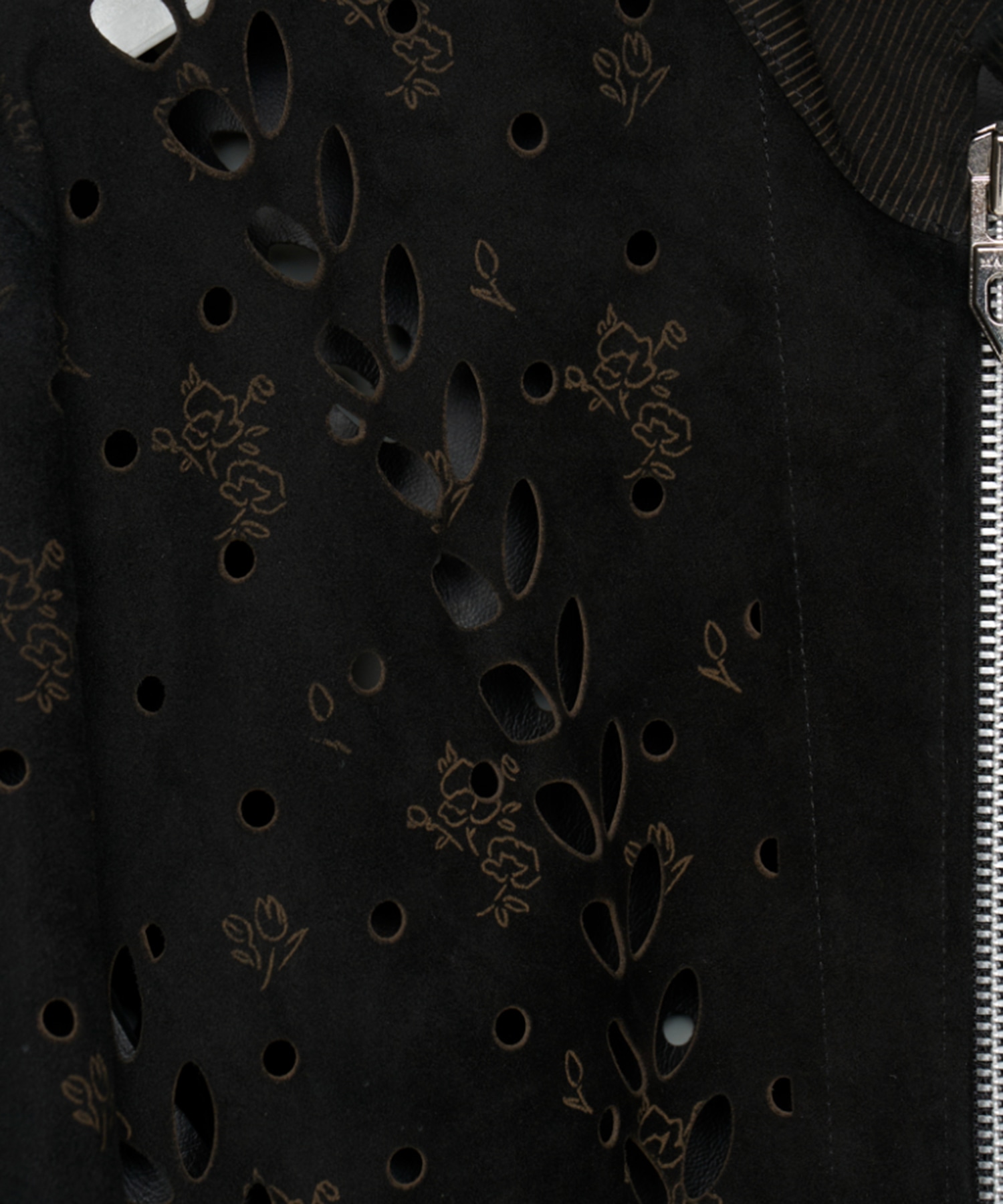 IVY HOLE LEATHER FLIGHT JACKET MASU