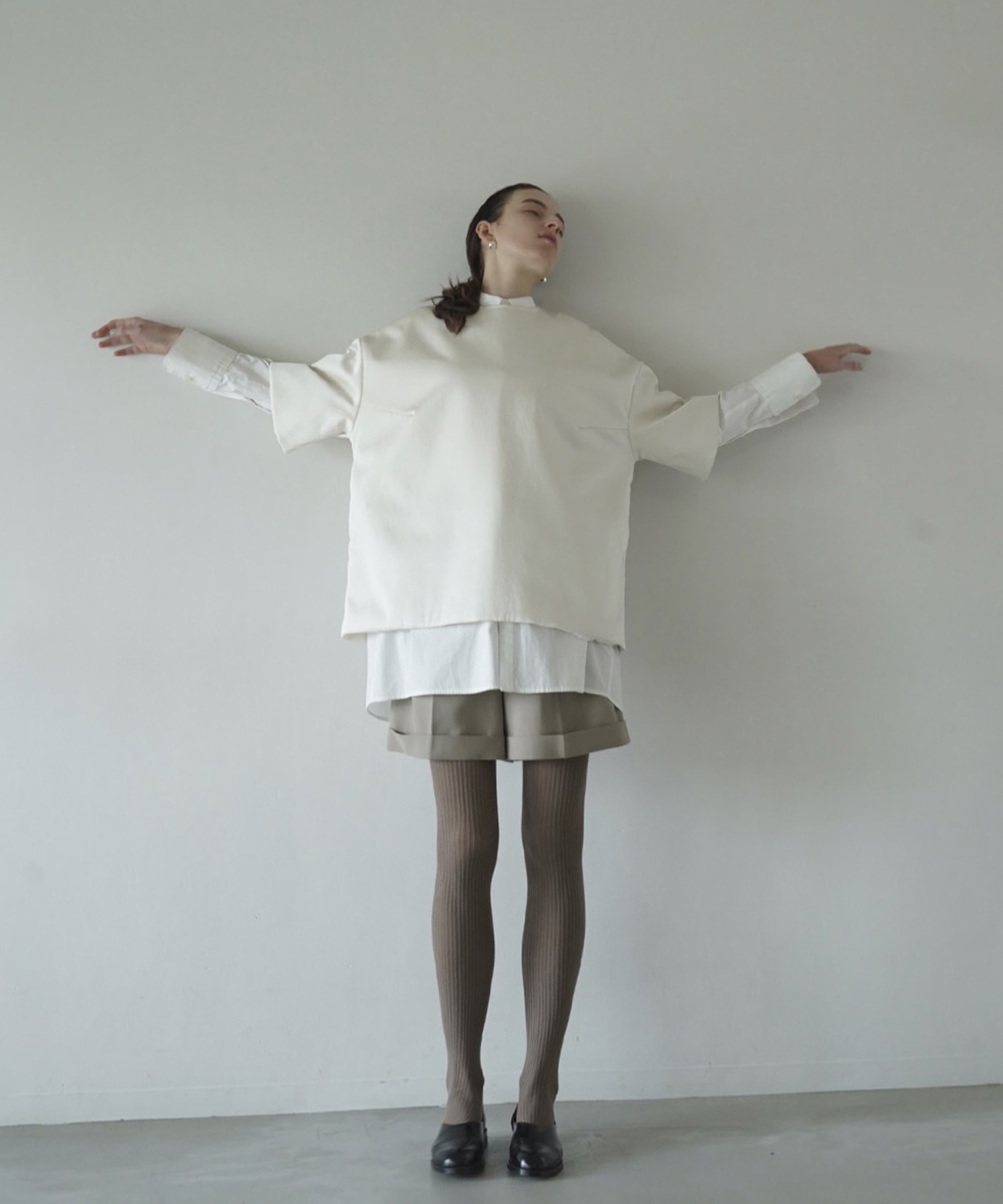 PADDED SATIN TOPS CLANE