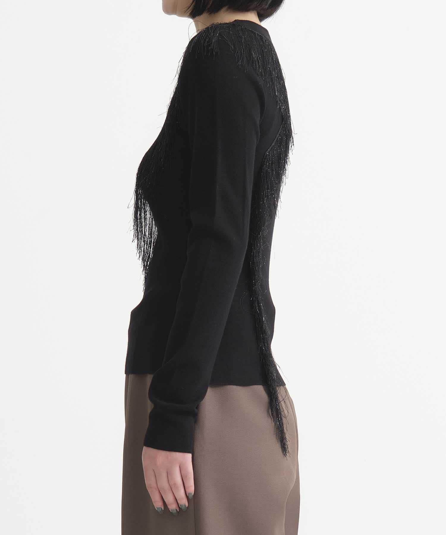 Fringe Detail Knit Top STUDIOUS