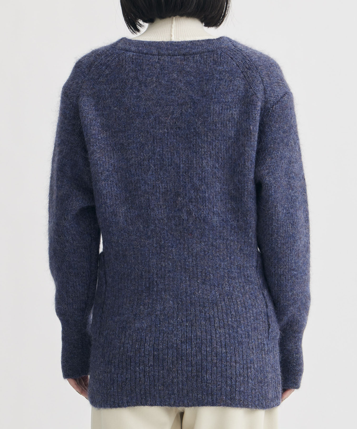 別注GRADIATION MOHAIR CARDIGAN WRAPINKNOT