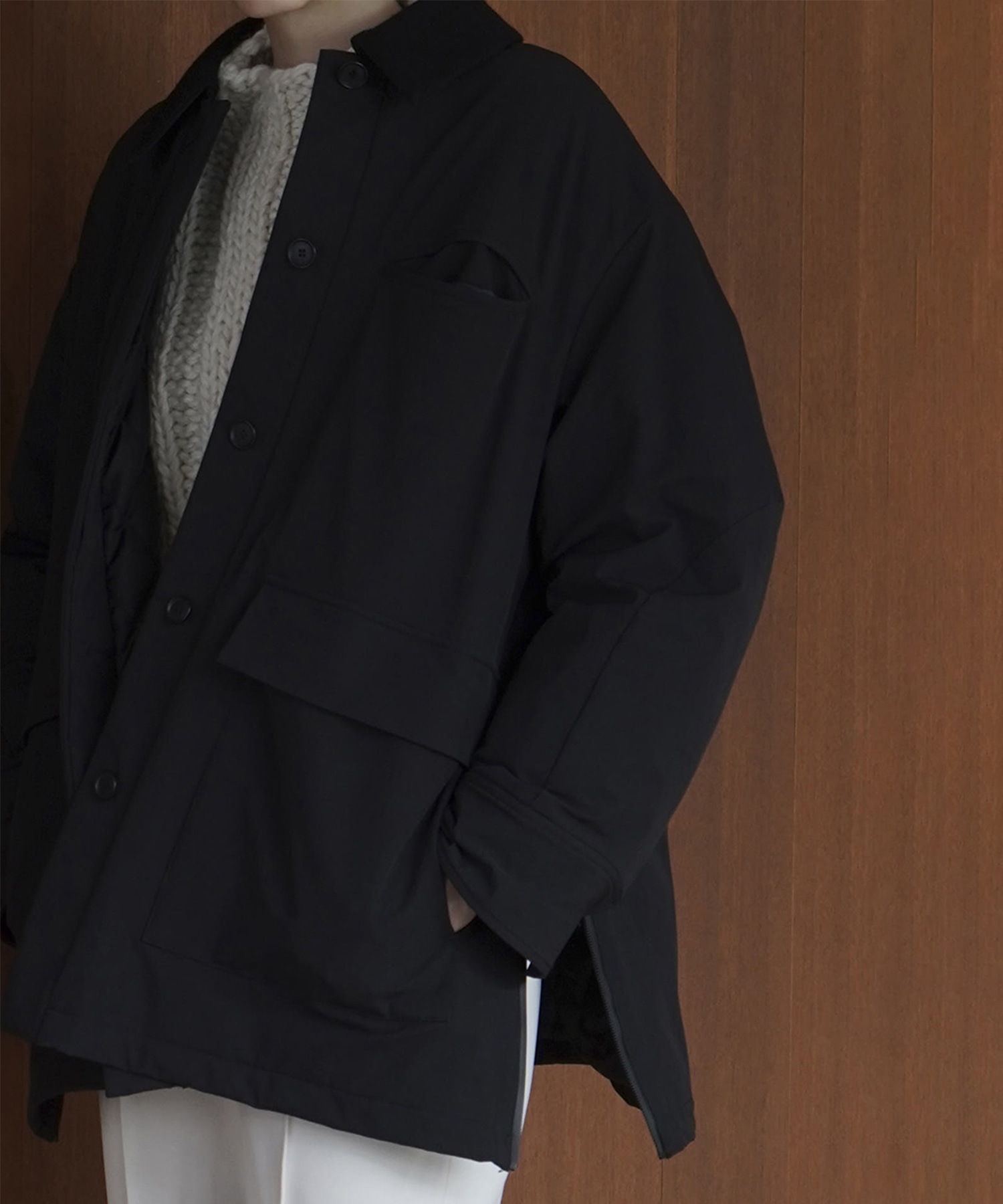 OVER QUILTING HUNTING JACKET CLANE