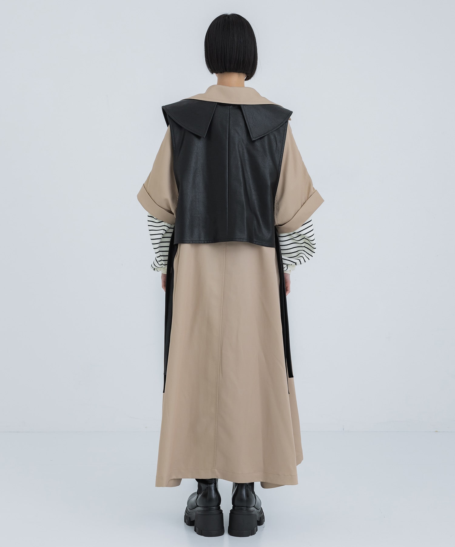 TRENCH MULTI WAY LONG VEST AMERI