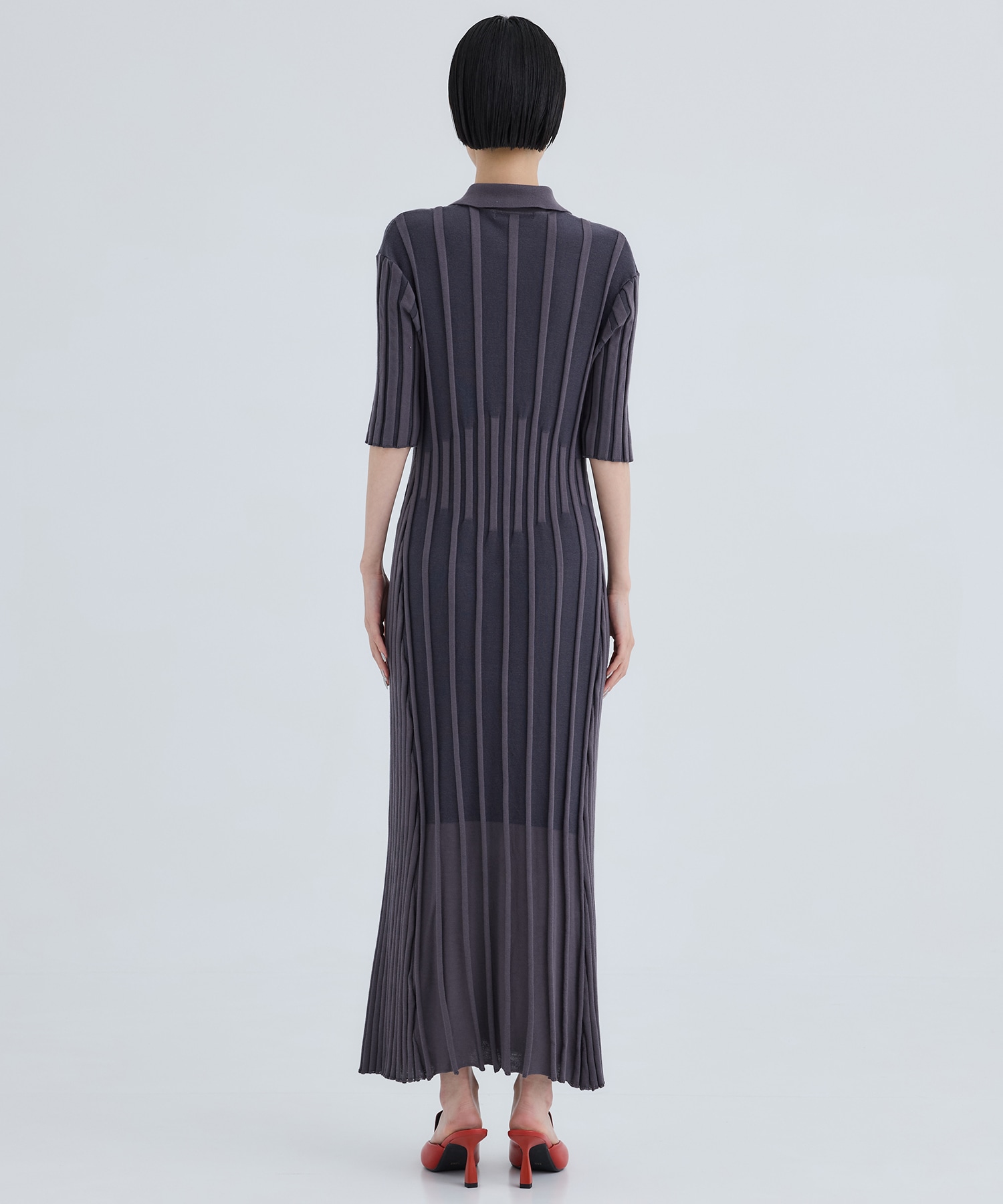 別注HALF SLEEVE ZIP DRESS CINOH