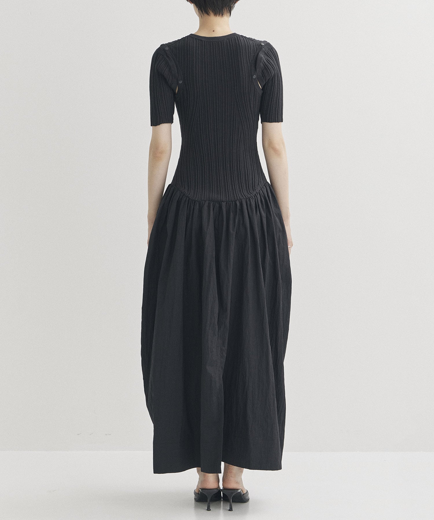 2way Sleeve Knit Dress STUDIOUS