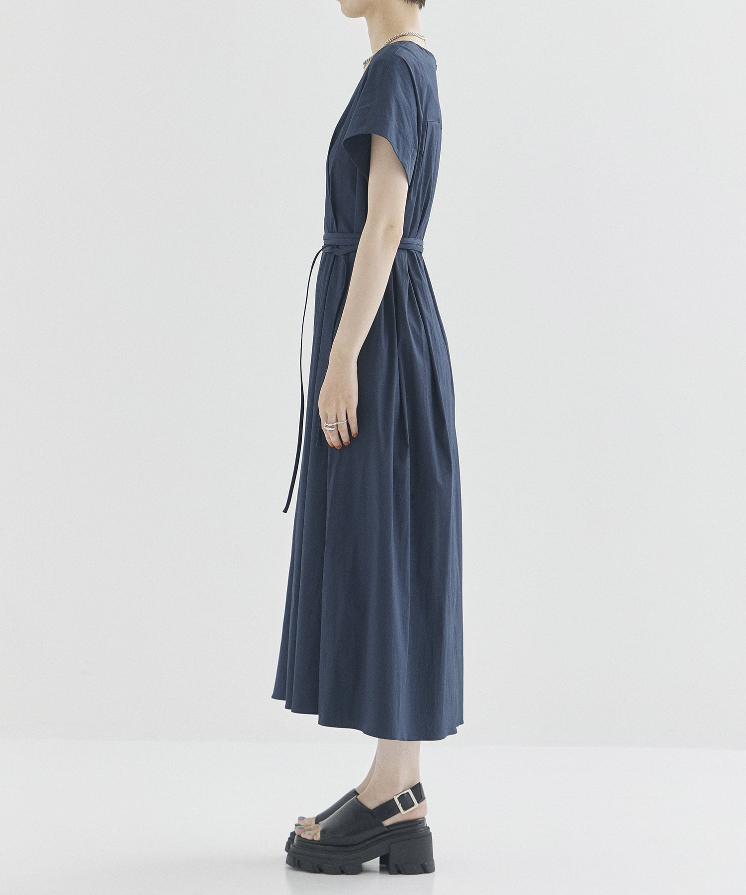 V-Neck Flare Dress STUDIOUS