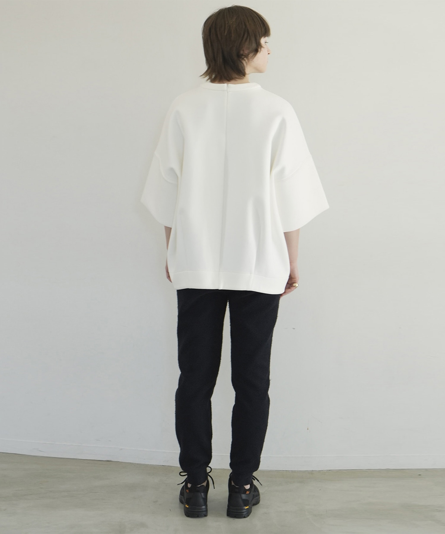 BULKY LINE HALF SLEEVE TOPS CLANE