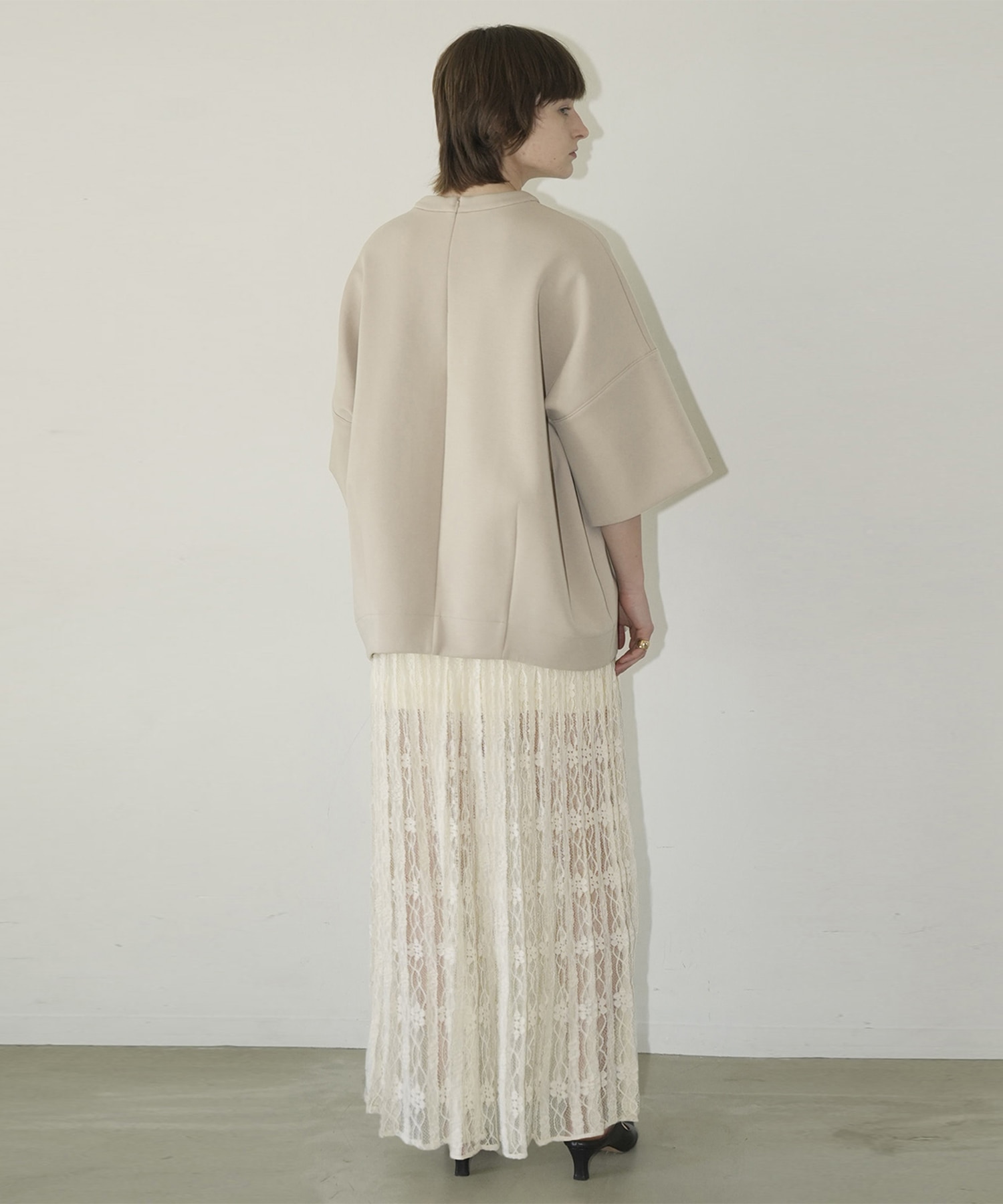 BULKY LINE HALF SLEEVE TOPS CLANE