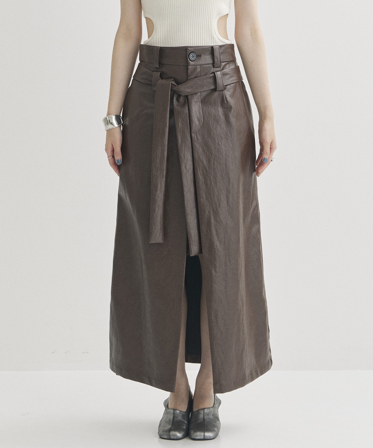 2way Silhouette Skirt STUDIOUS