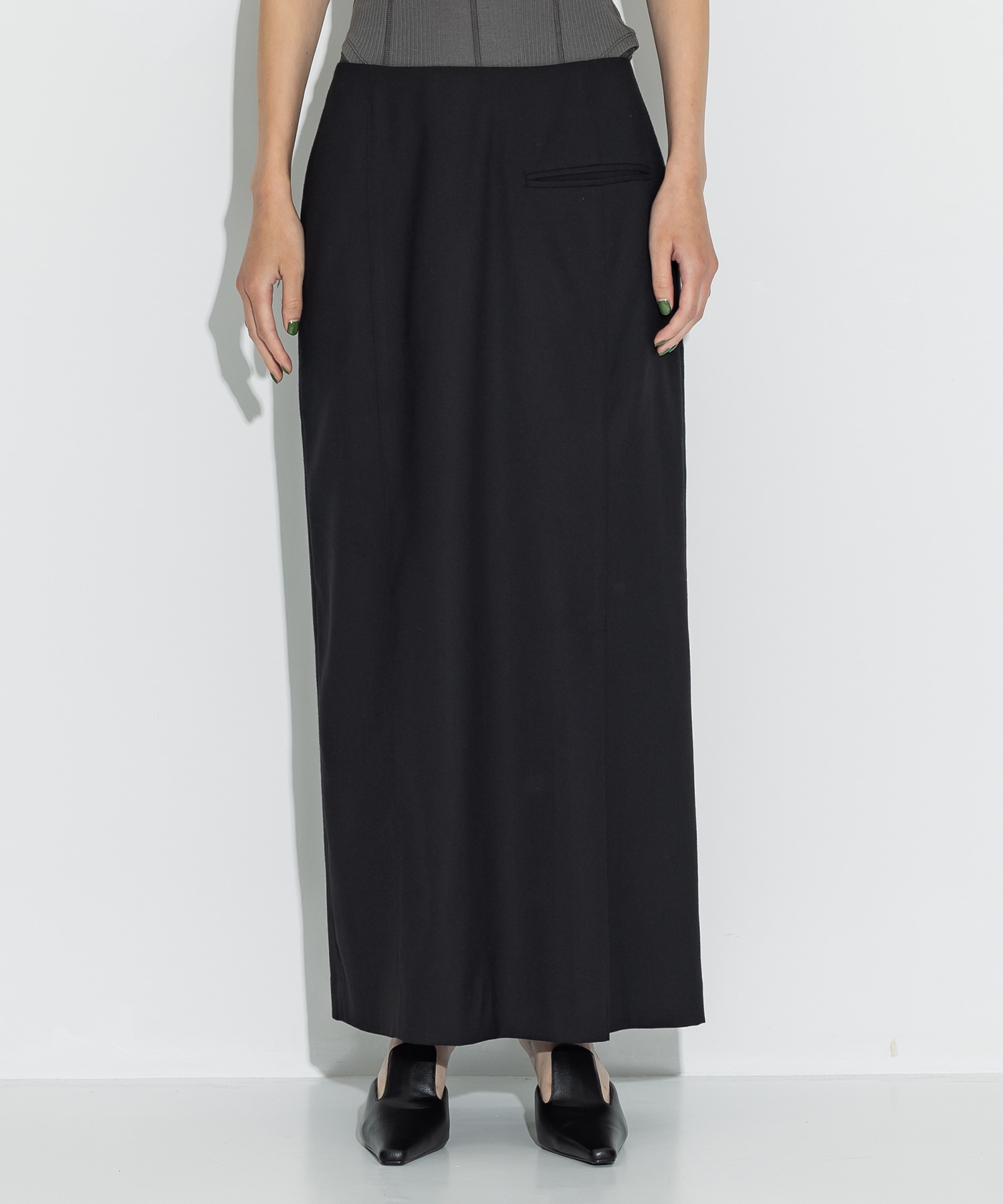 Side Vents Pencil Skirt 