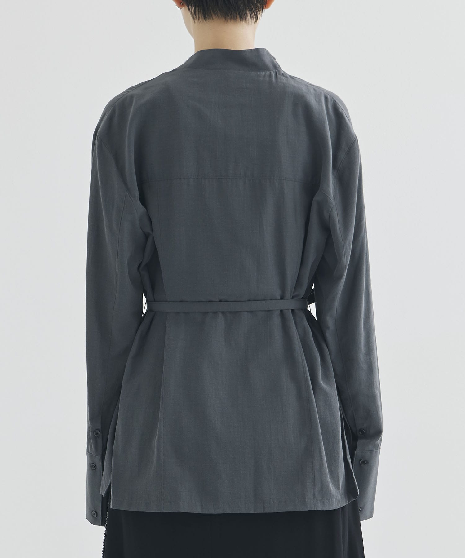 Tilda drape neck shirt GY AKIRANAKA