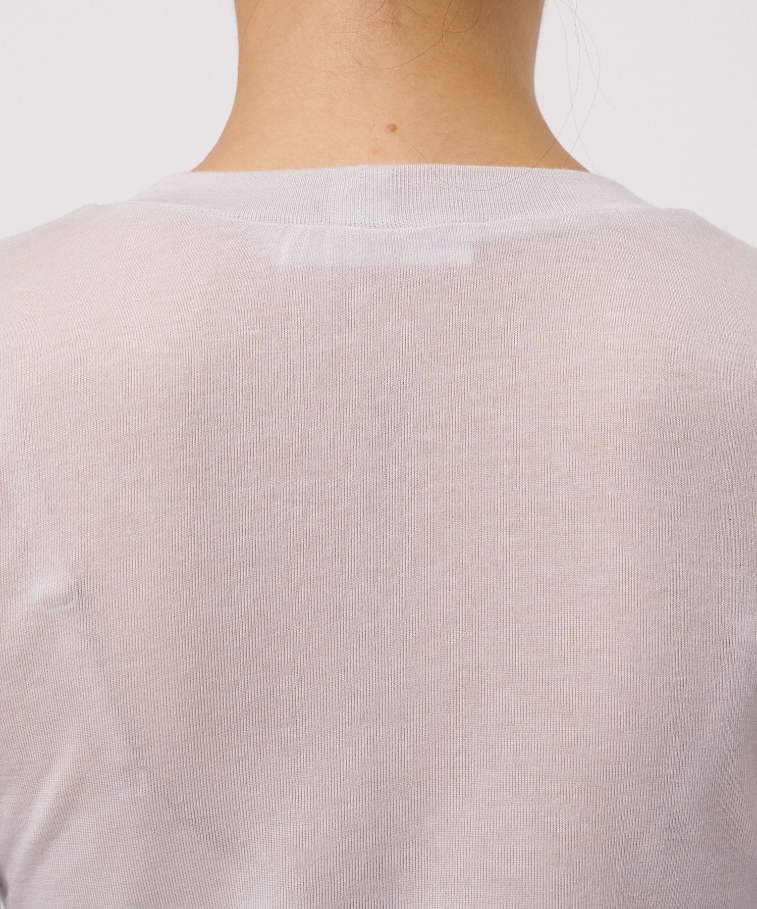 別注TENCEL CASHMERE LONG SLEEVE KNIT CINOH