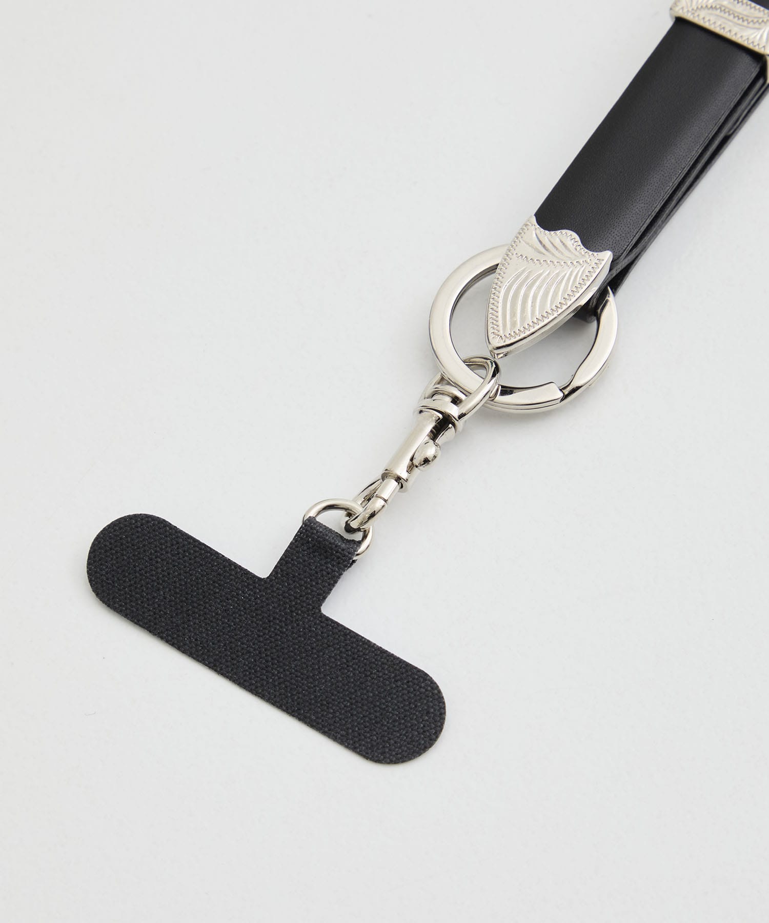 Leather phone handle strap TOGA