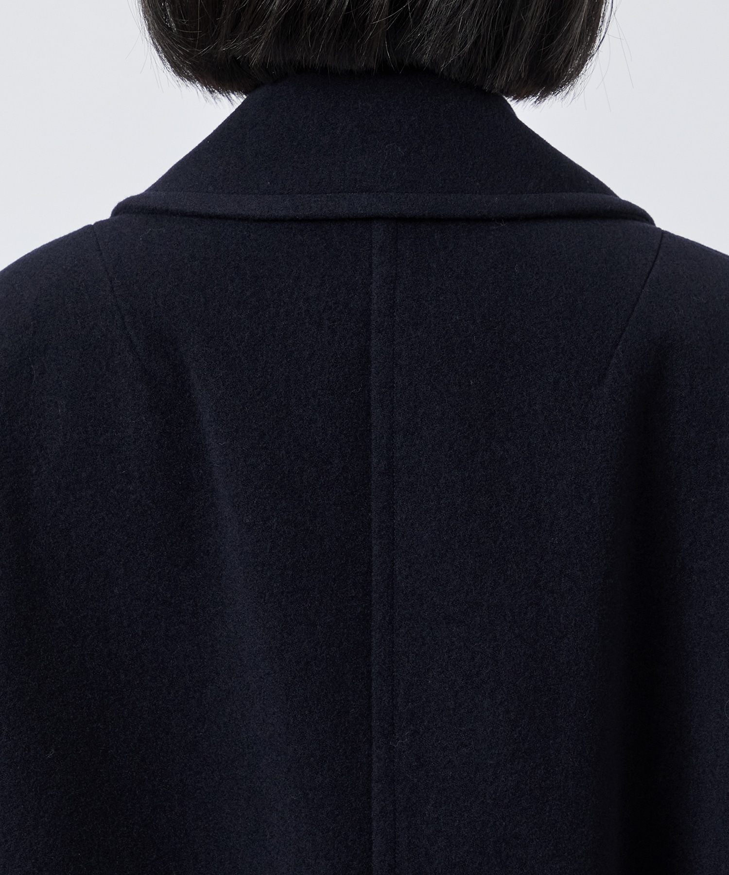 WOOL COCOON PEACOAT IHNN