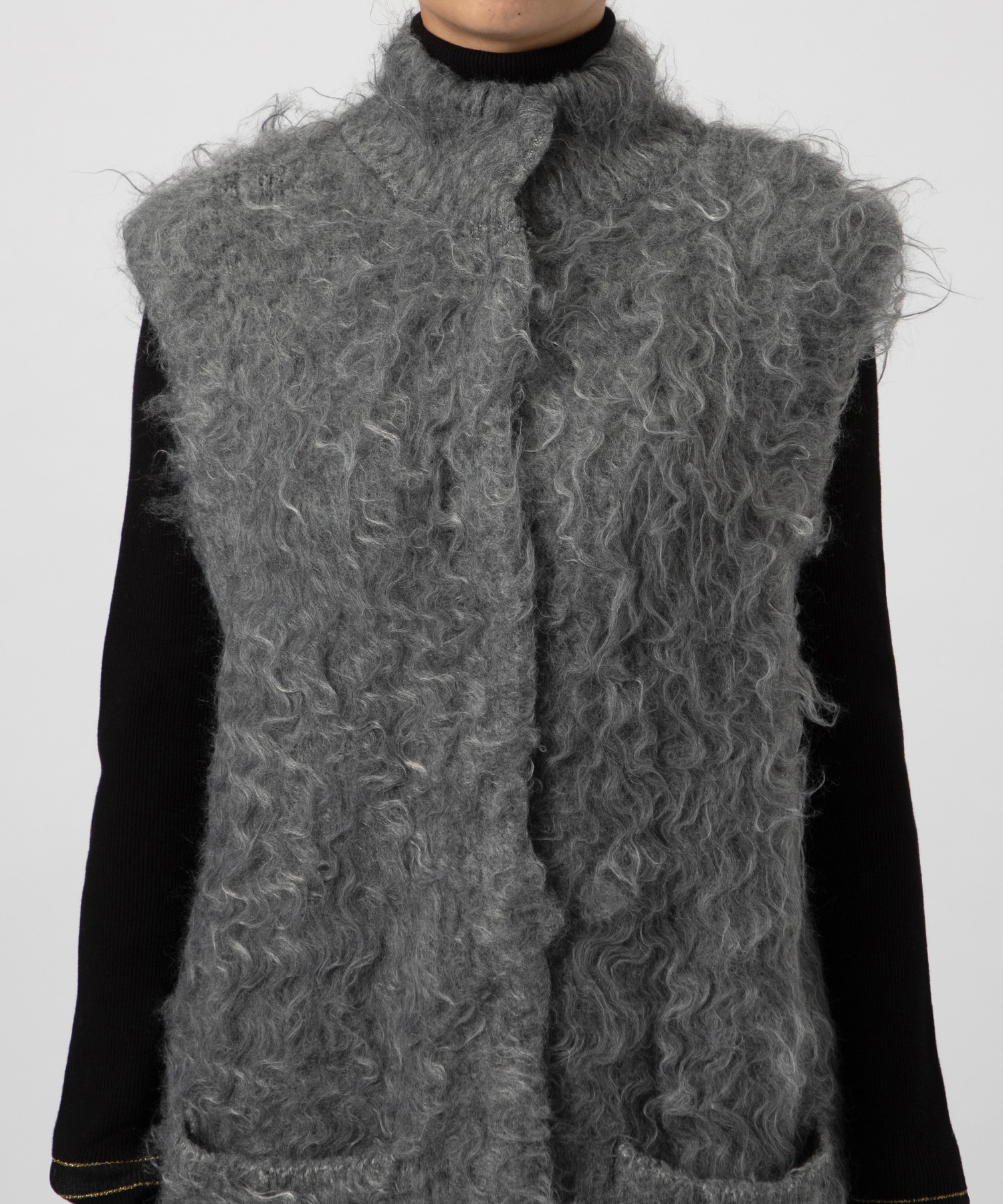 SUPER BRUSHED LONG VEST AMERI