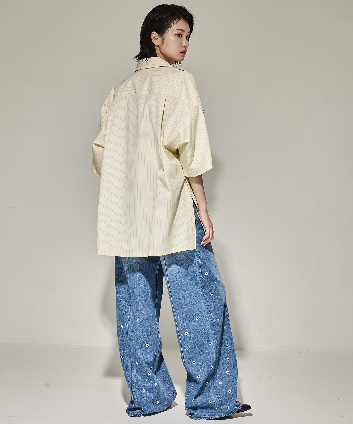 Square belt Shirt UJOH
