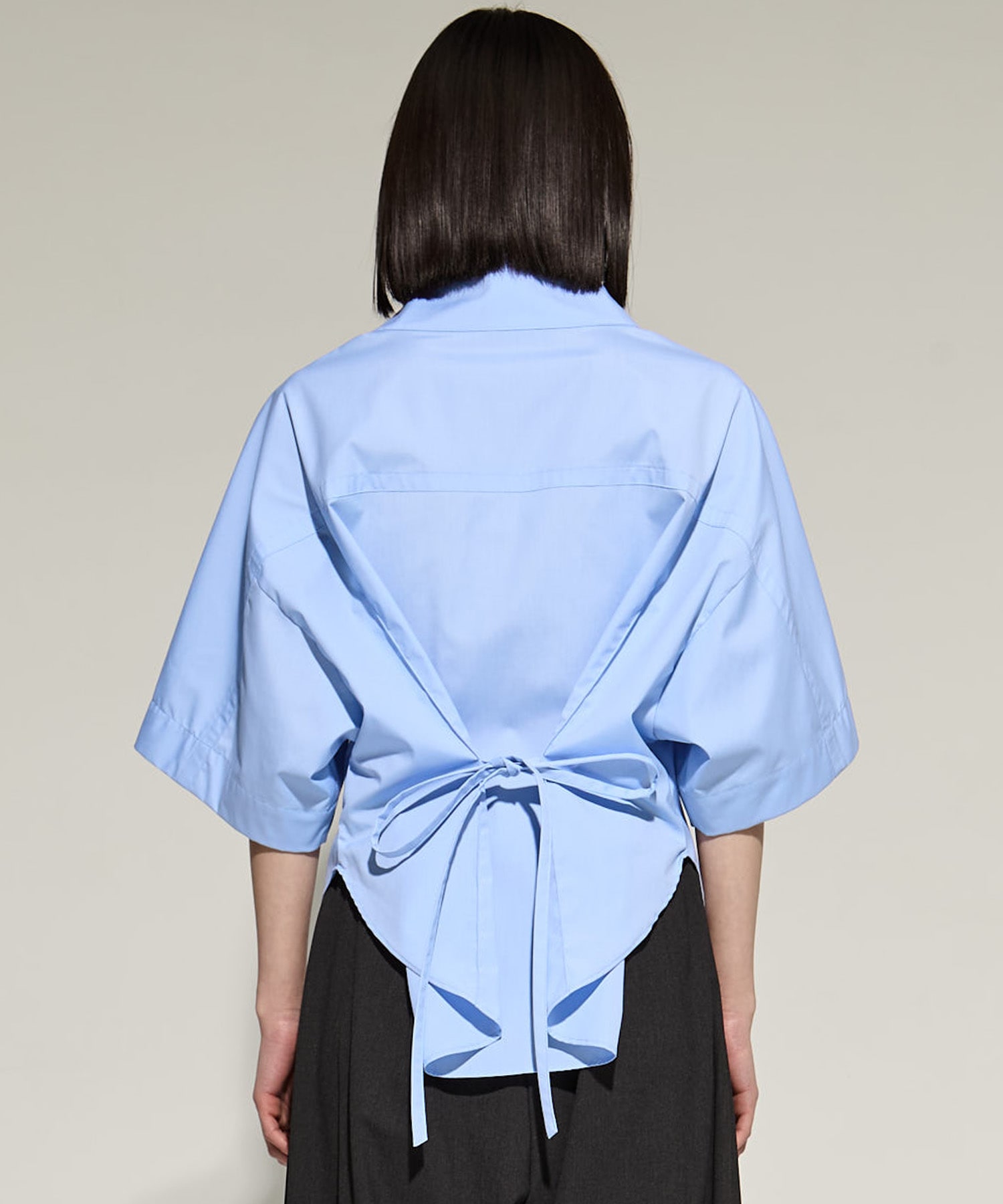 2way Collar Cotton Shirt STUDIOUS