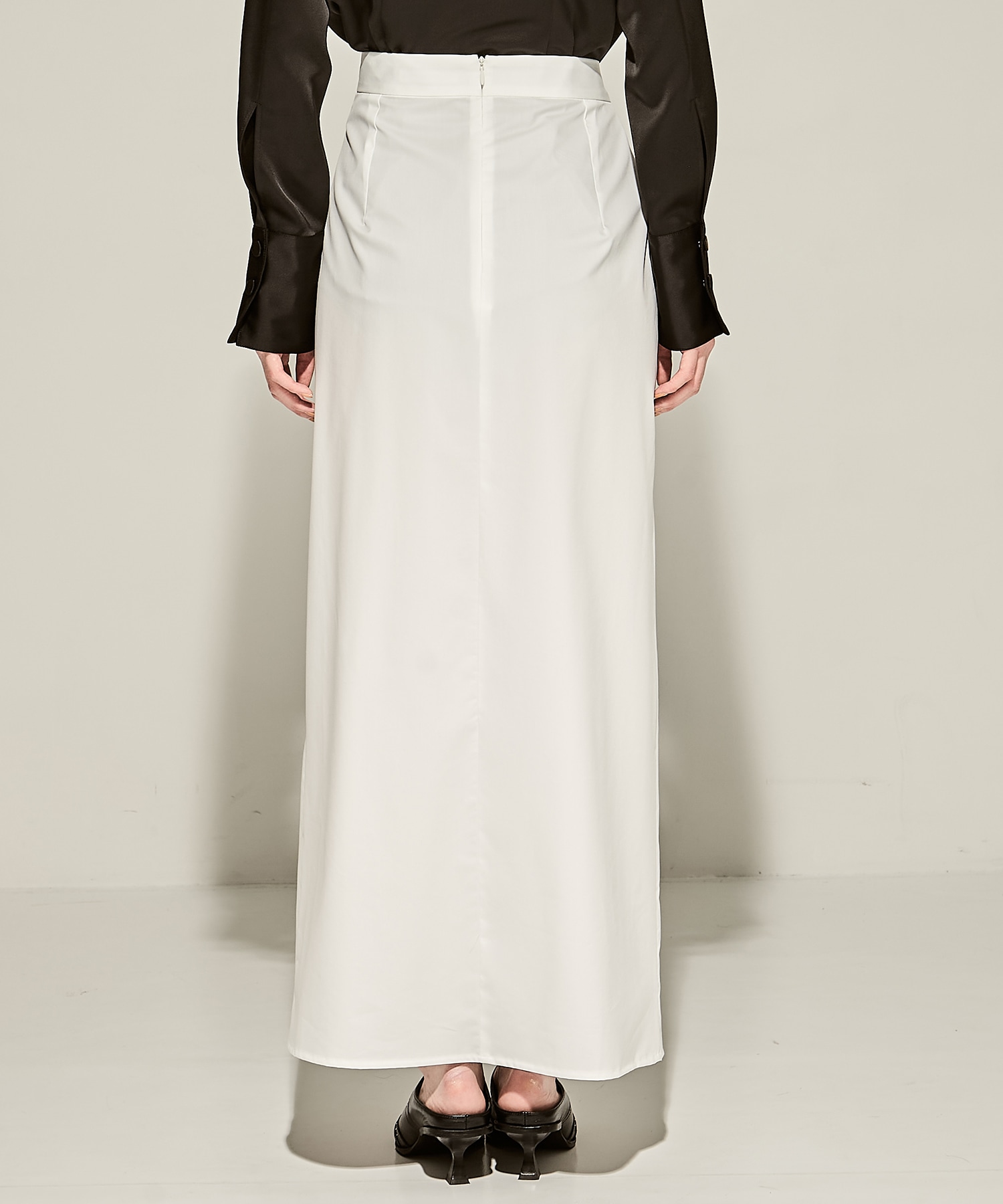 SUPIMA C/PE/PU ZIP SKIRT CINOH