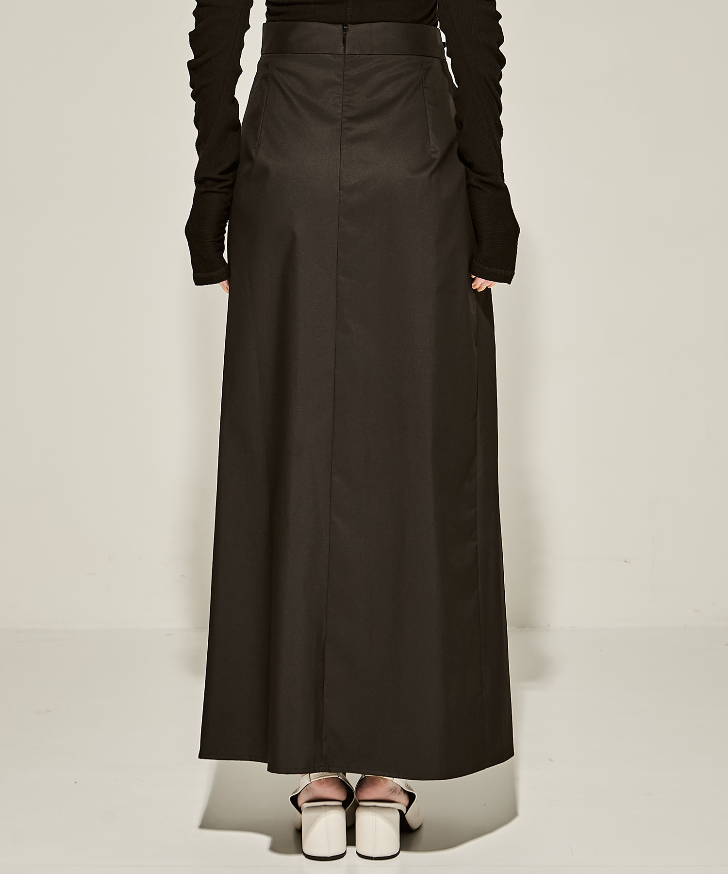 SUPIMA C/PE/PU ZIP SKIRT CINOH