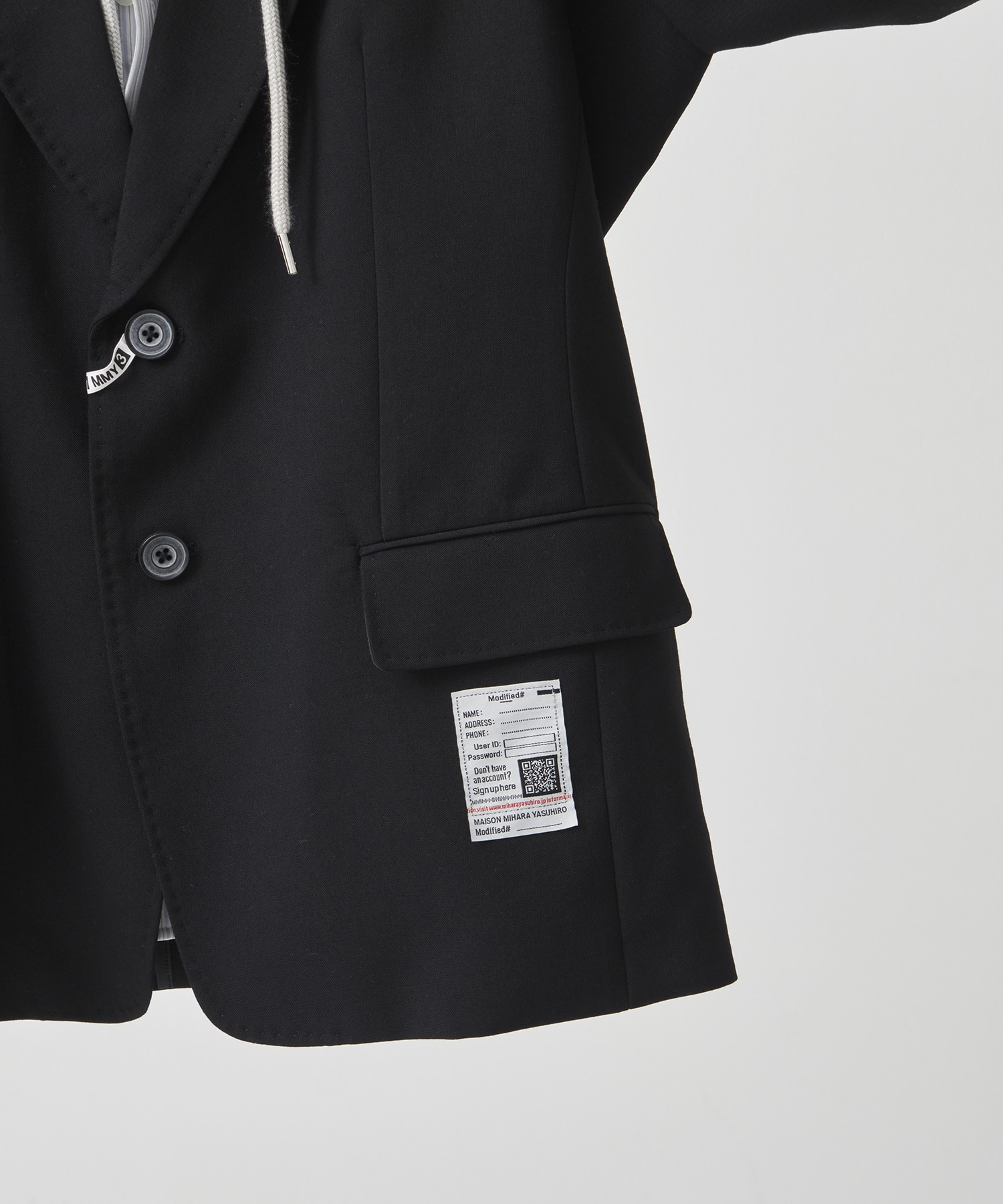 THREE LAYERED JACKET Maison MIHARA YASUHIRO