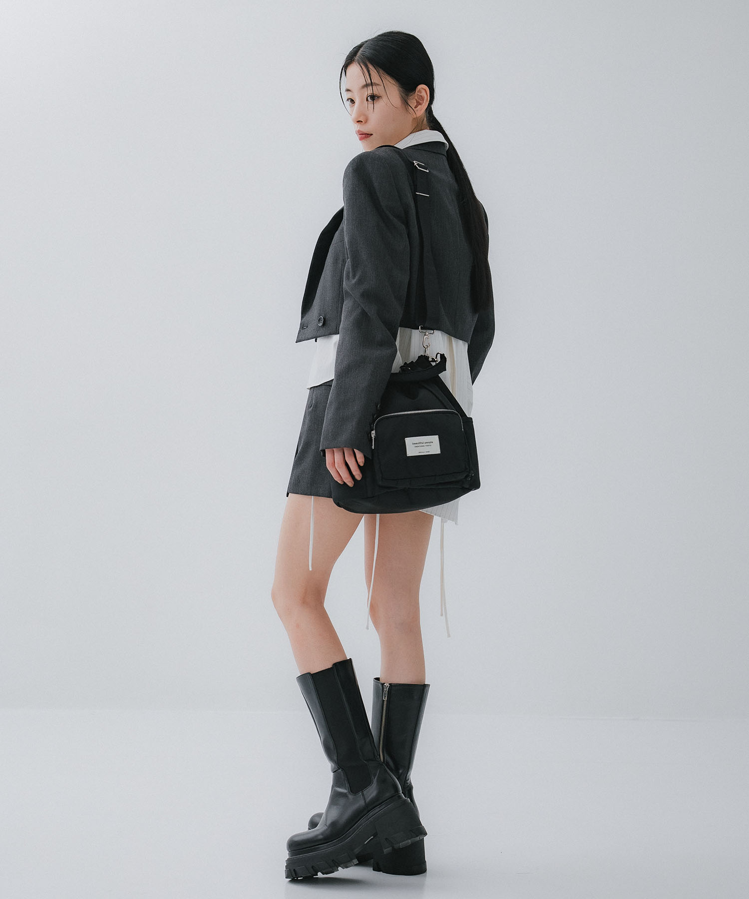 別注ナイロン巾着バッグ beautiful people