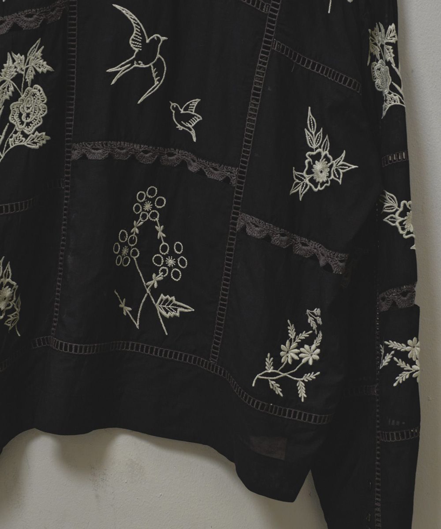 Embroidery Patchwork Shirts TODAYFUL