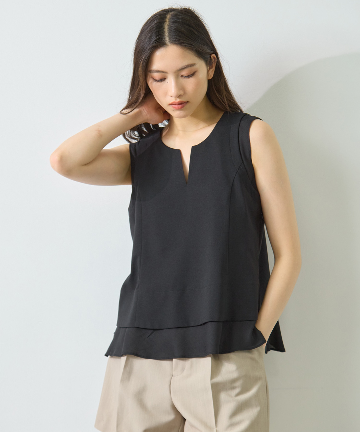 Sheer Layered Blouse STUDIOUS