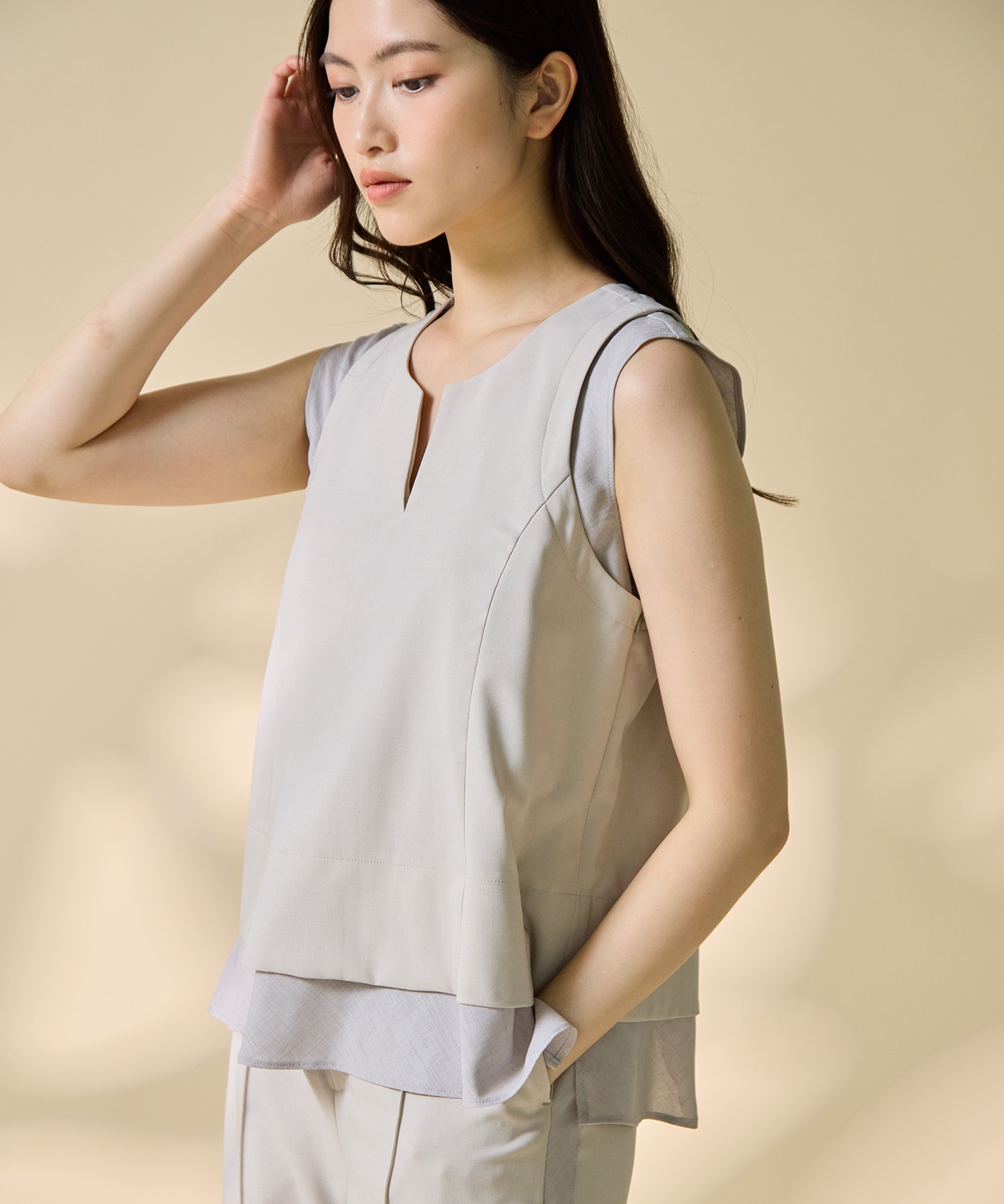Sheer Layered Blouse STUDIOUS
