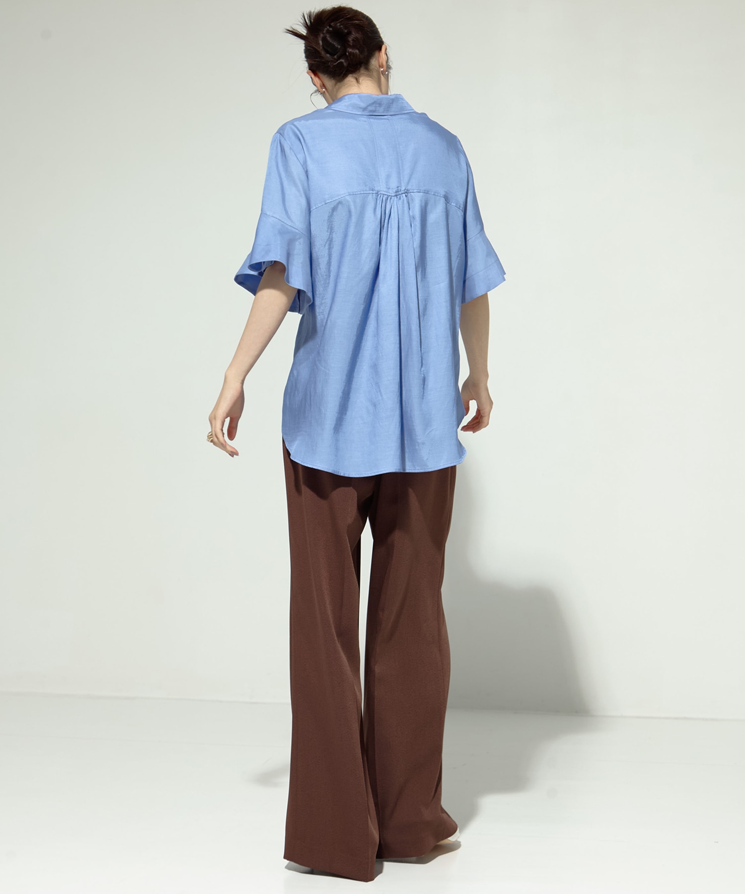 Hem Flare 2way Blouse STUDIOUS