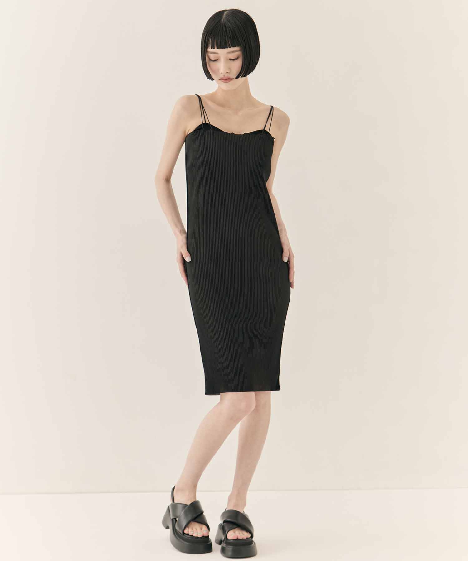 別注SHEER LAYERED SHORT SLEEVE DRESS kotohayokozawa