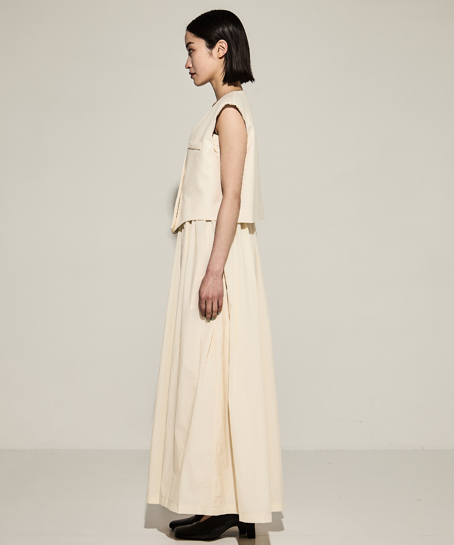 WAVE VEST WITH FLARE DRESS AMERI