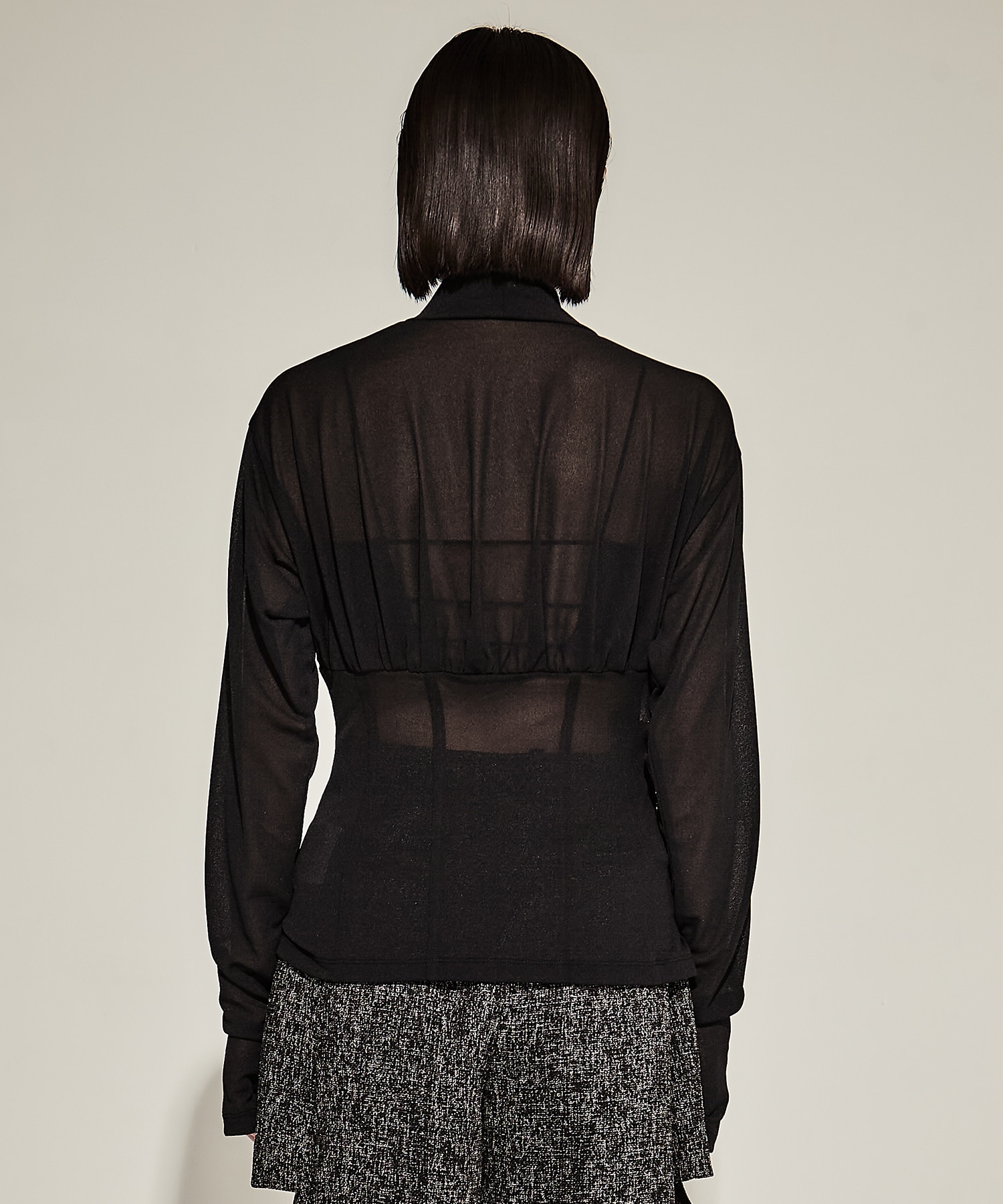 JERSEY CORSET GATHERED TOP JOHN LAWRENCE SULLIVAN