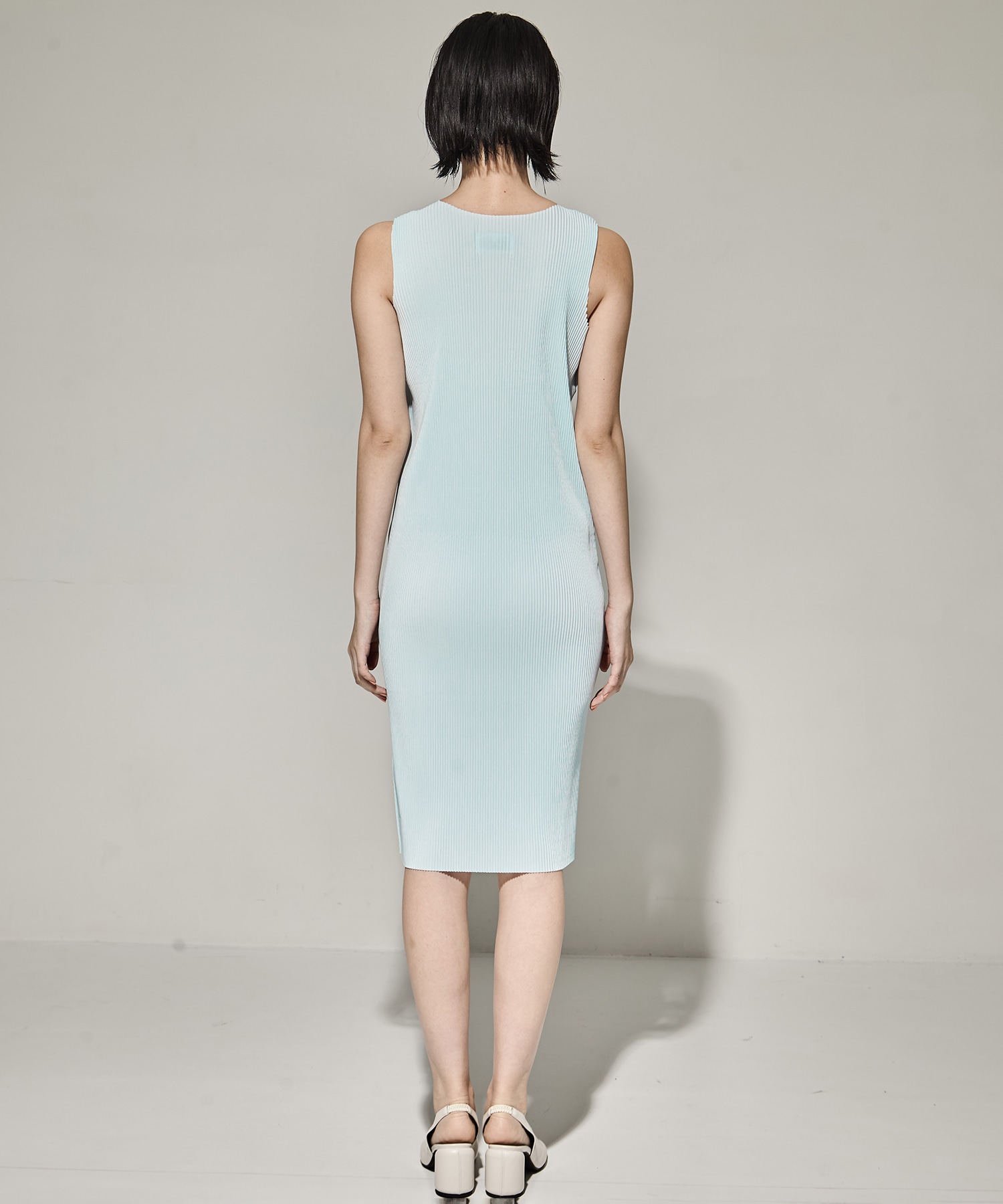 SHEER LAYERED SHORT SLEEVE DRESS kotohayokozawa