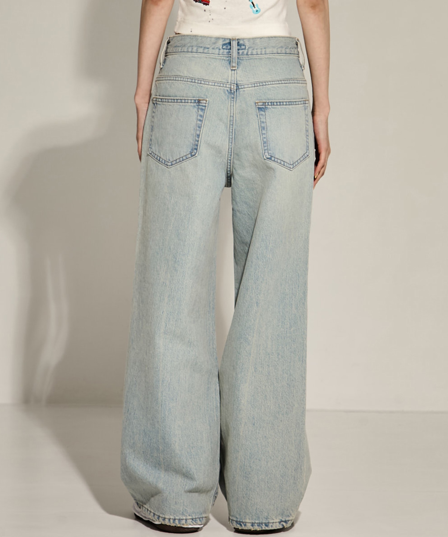 Semi Flare Dyed Jeans STUDIOUS