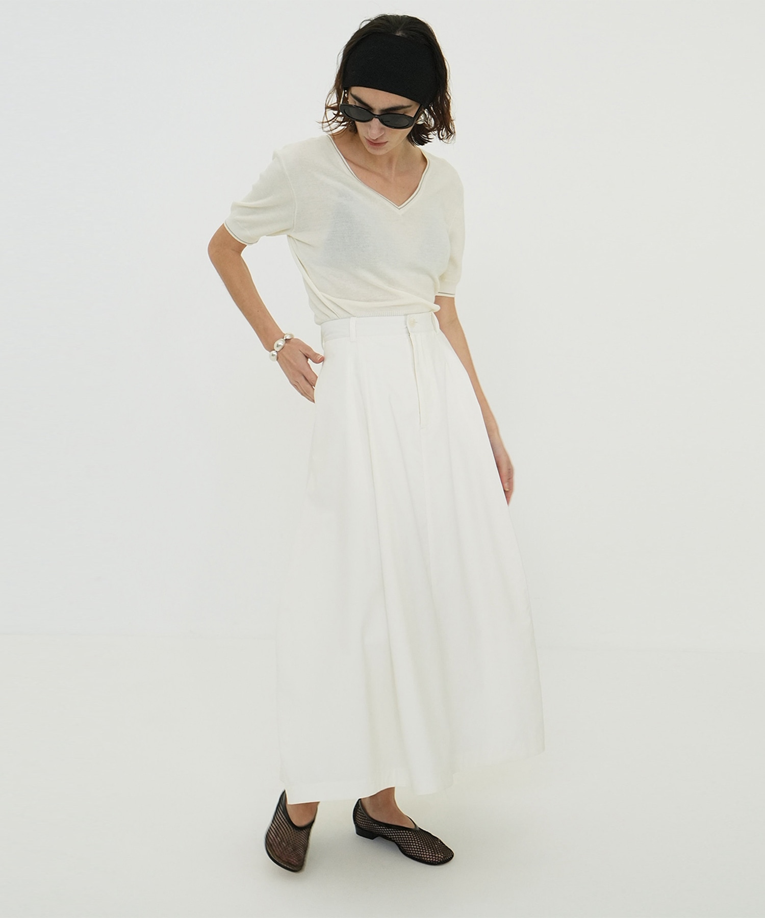 COCOON LINE VOLUME SKIRT CLANE
