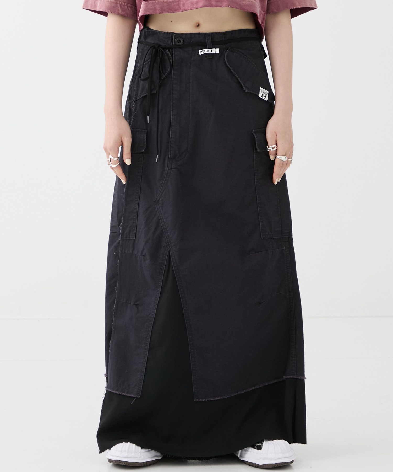 CARGO PNTS PASTED SKIRT Maison MIHARA YASUHIRO