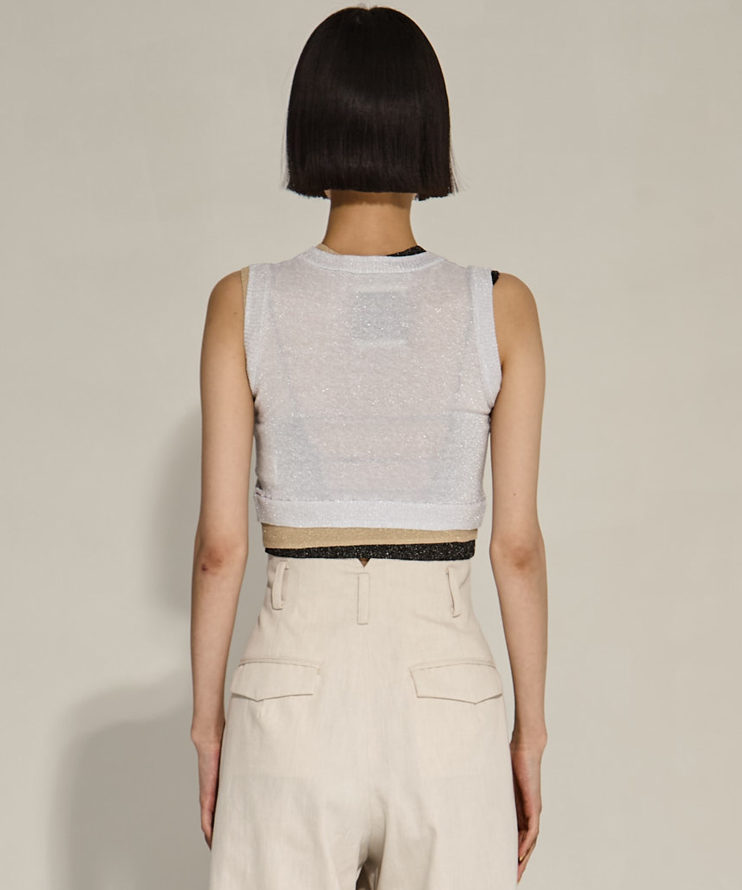 LAYERED TANKTOP Maison MIHARA YASUHIRO