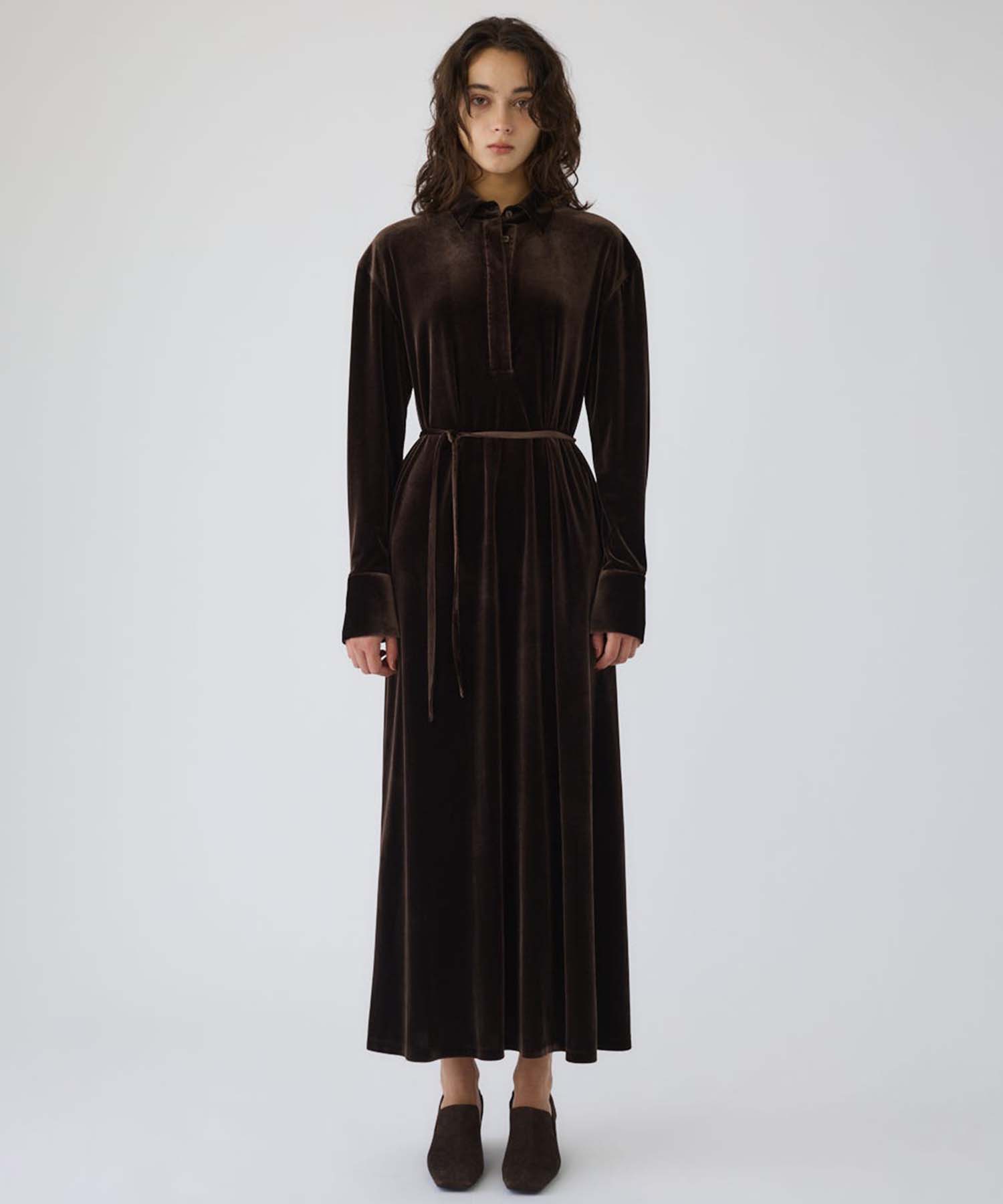Velour shirt dress RIM.ARK