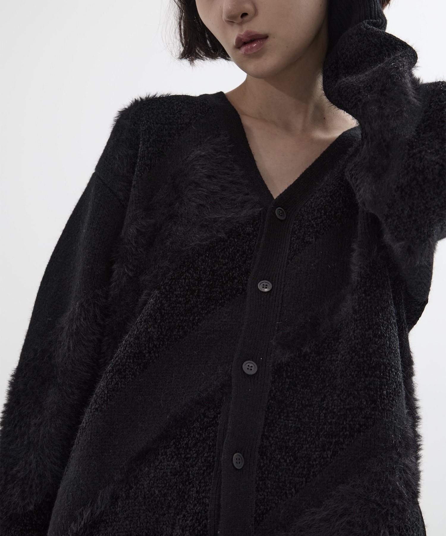Regimental knit cardigan TOGA