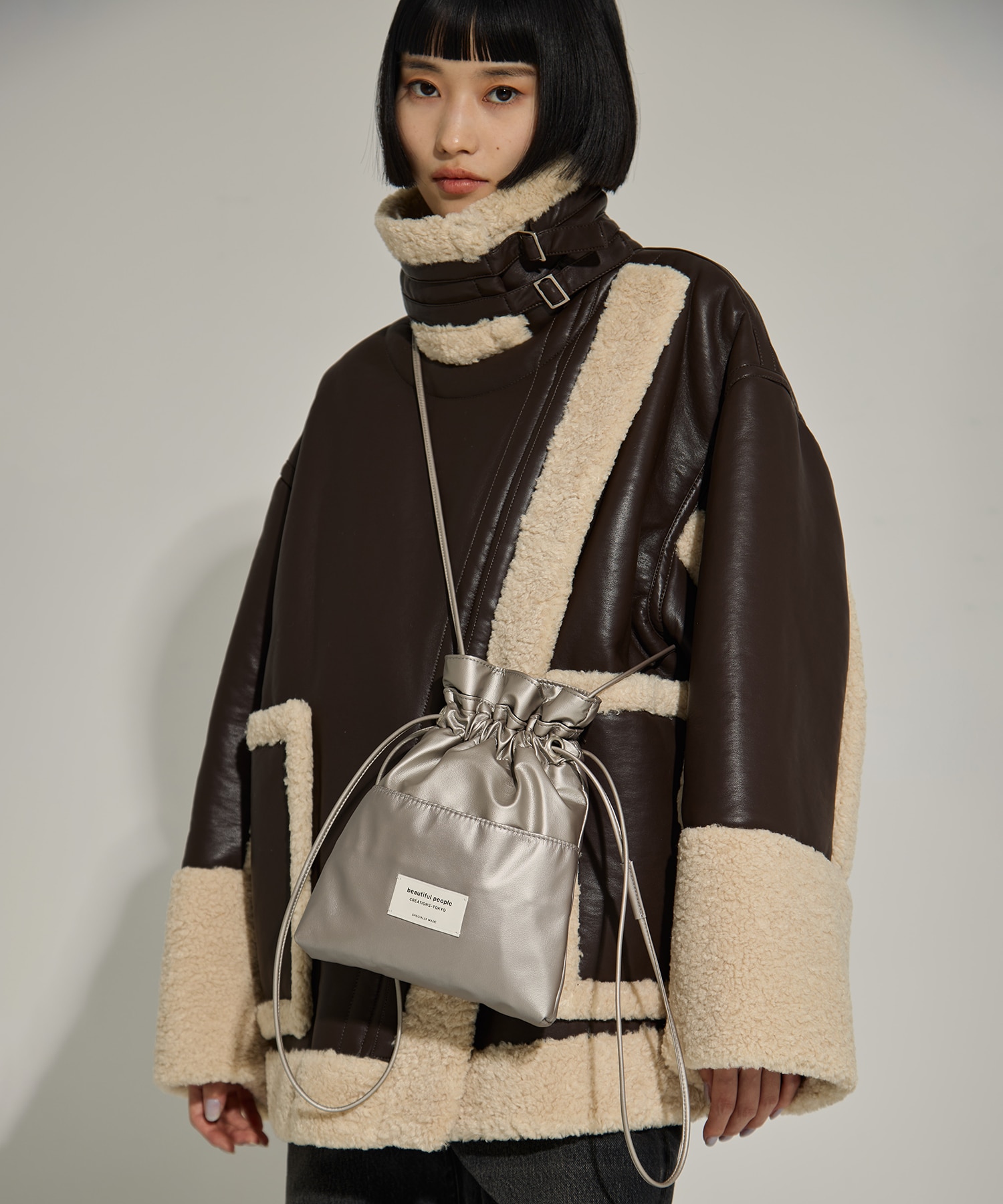 別注2wayショルダー巾着バッグ beautiful people