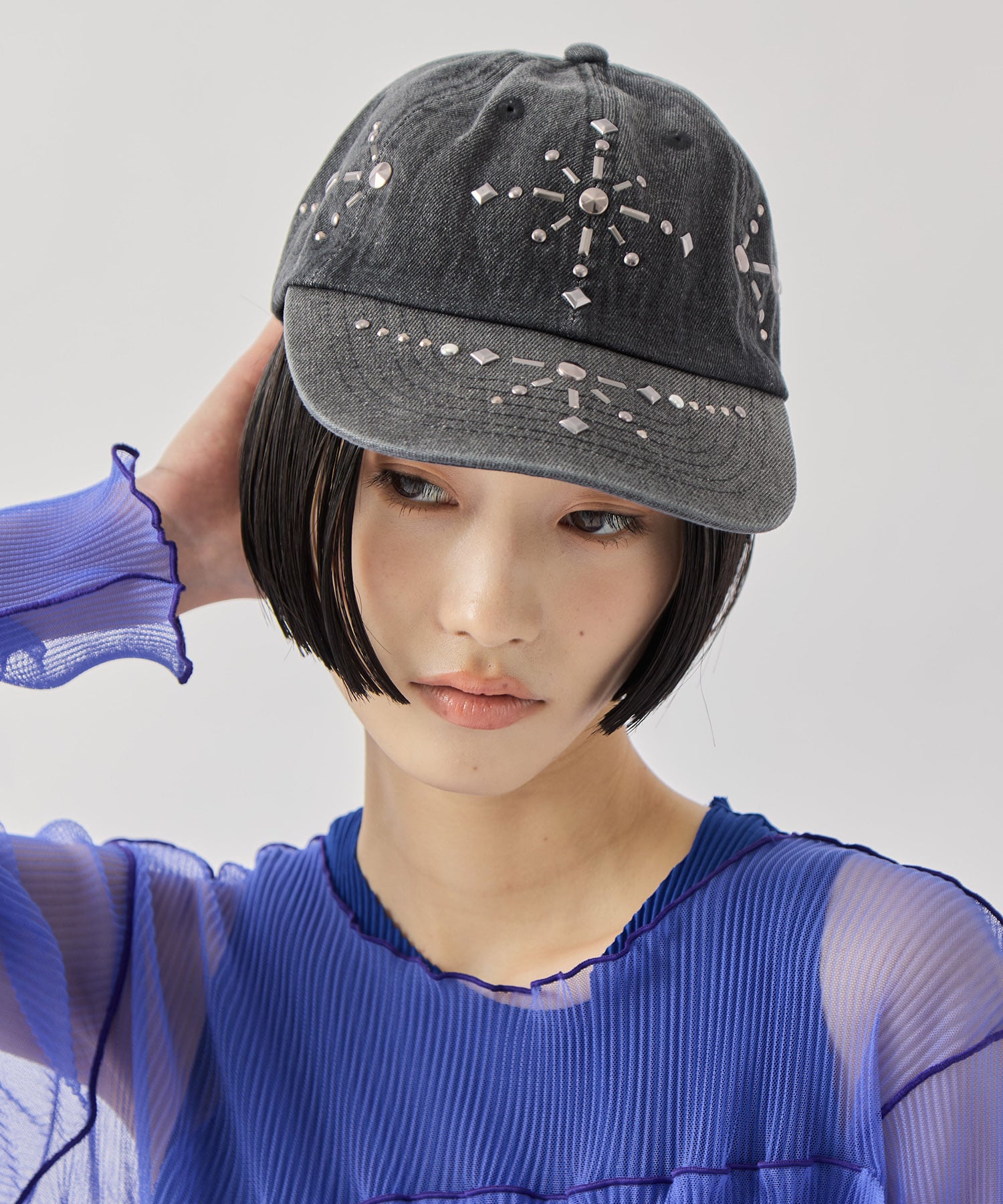 別注silver metal cross cap tanakadaisuke