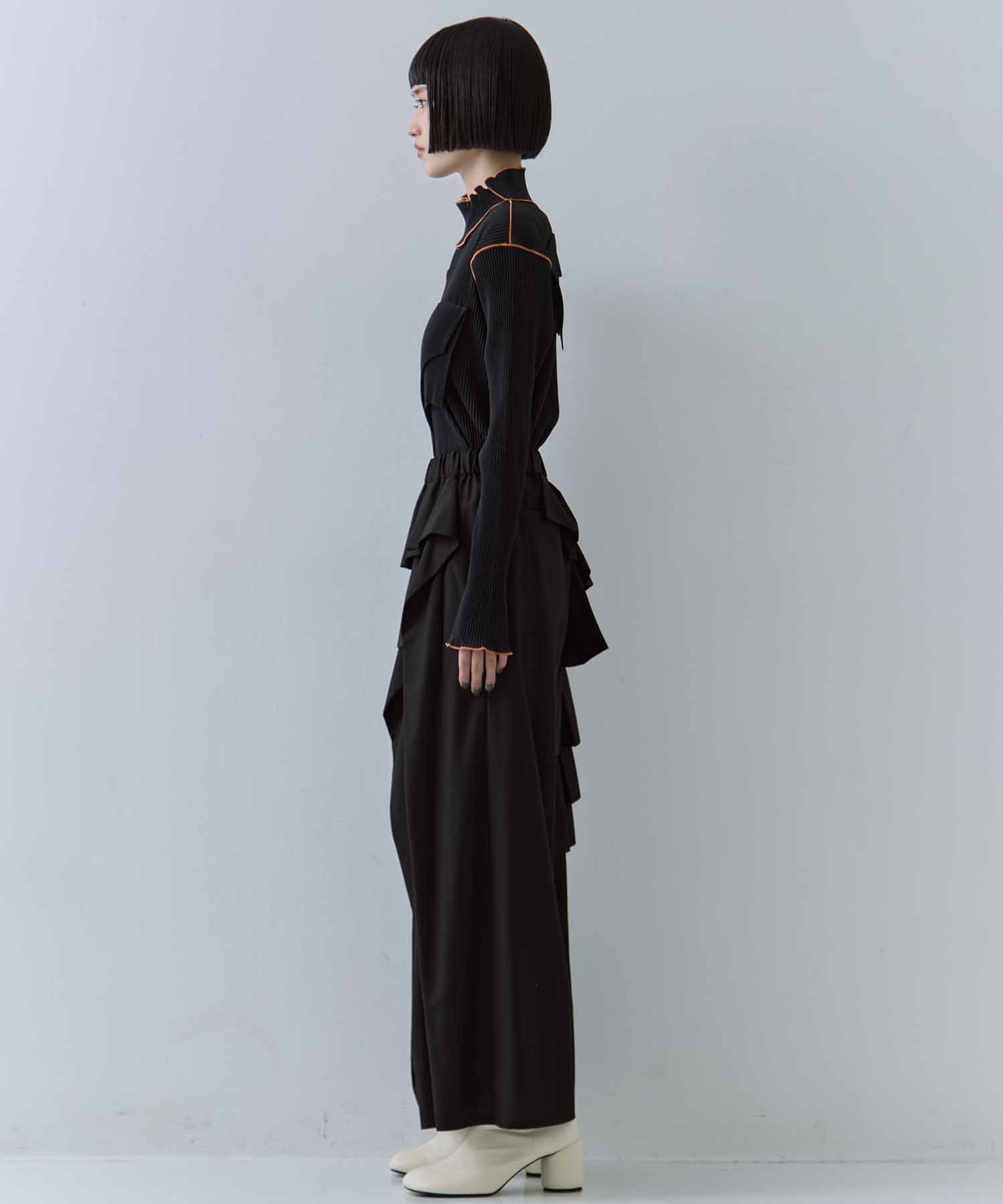 別注ラッフルパンツ(ウール素材) TAAKK