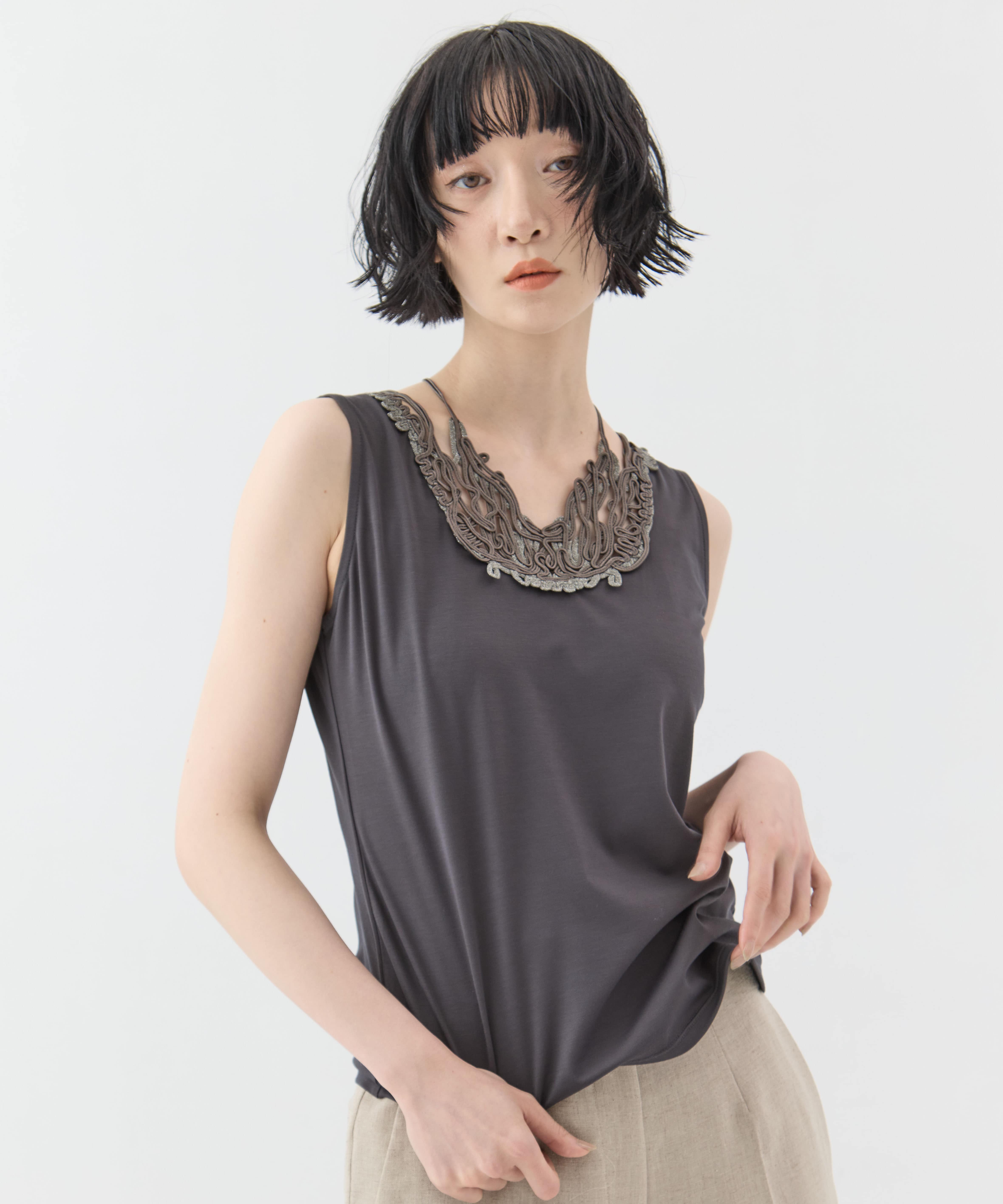 別注embroiddered tops MURRAL