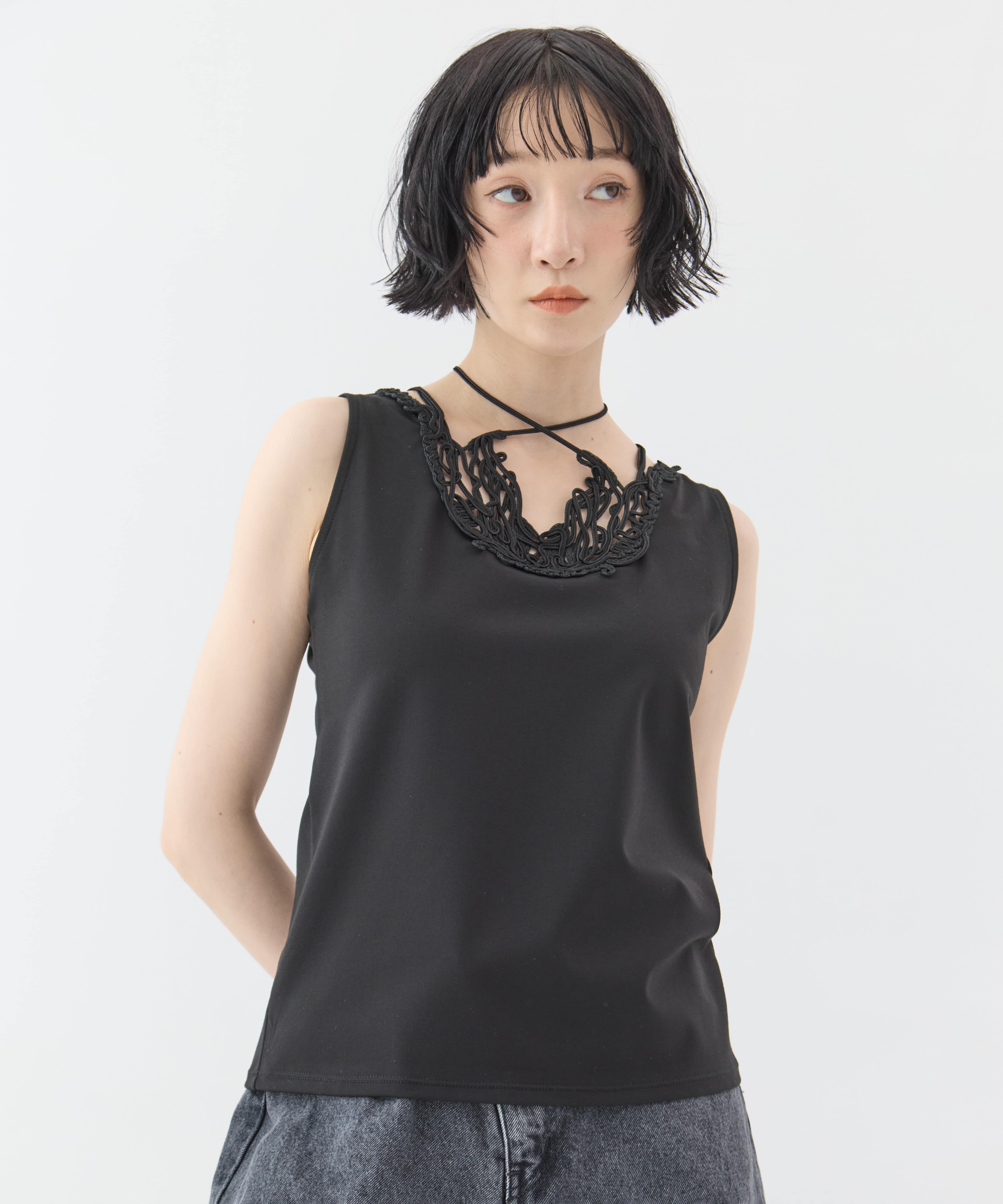別注embroiddered tops MURRAL