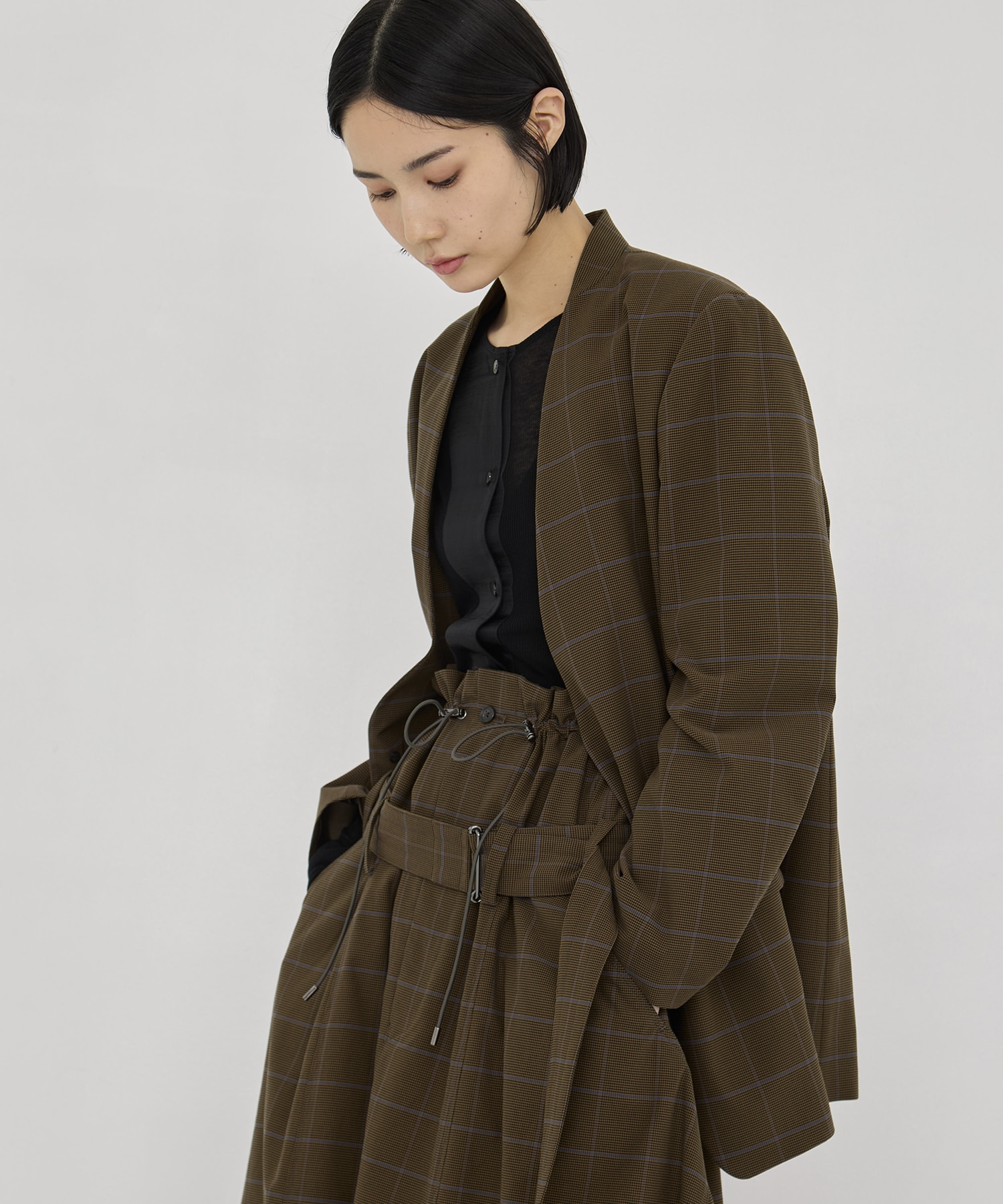 別注 Draw Code Belt Skirt UJOH